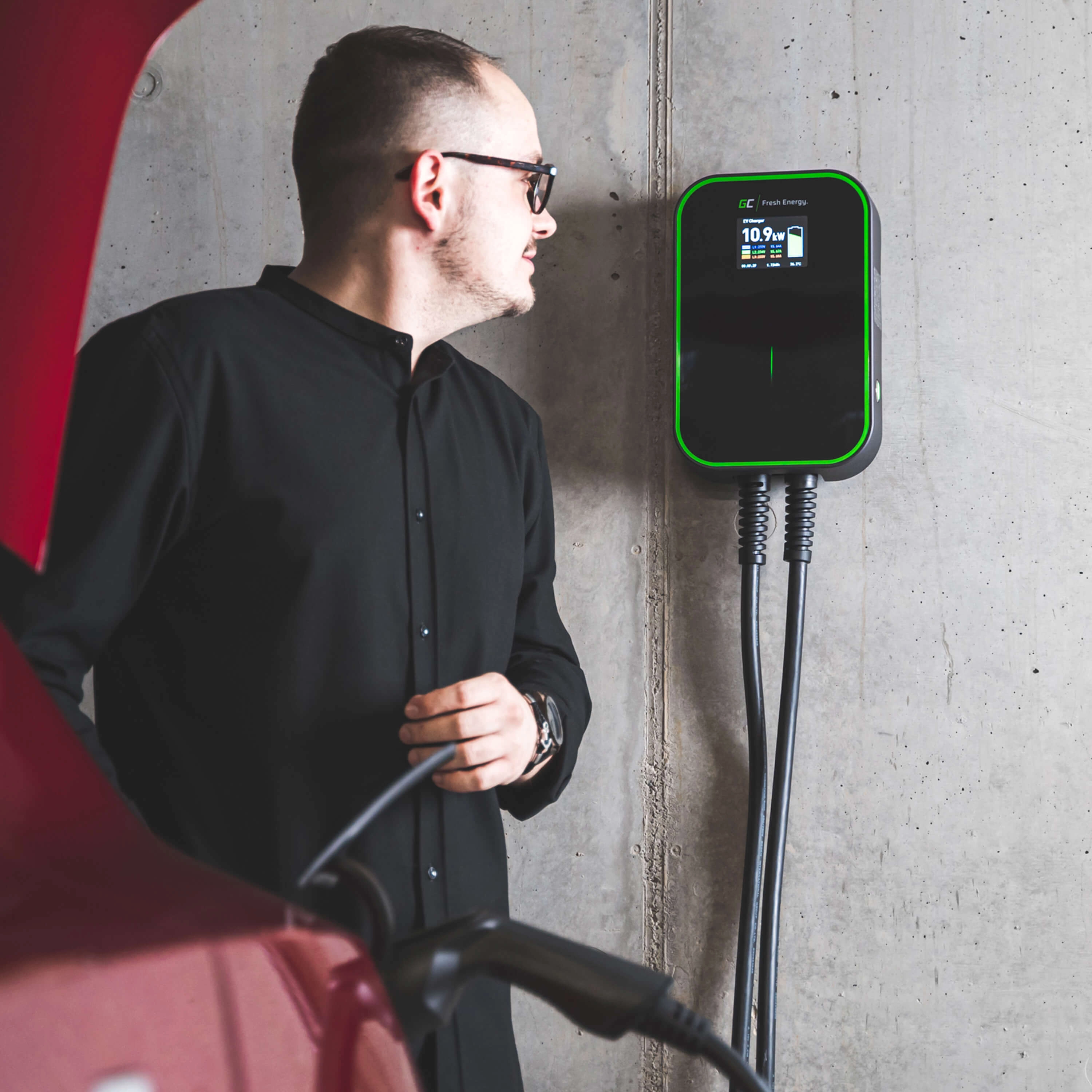 GREENCELL charger Wallbox GC EV PowerBox