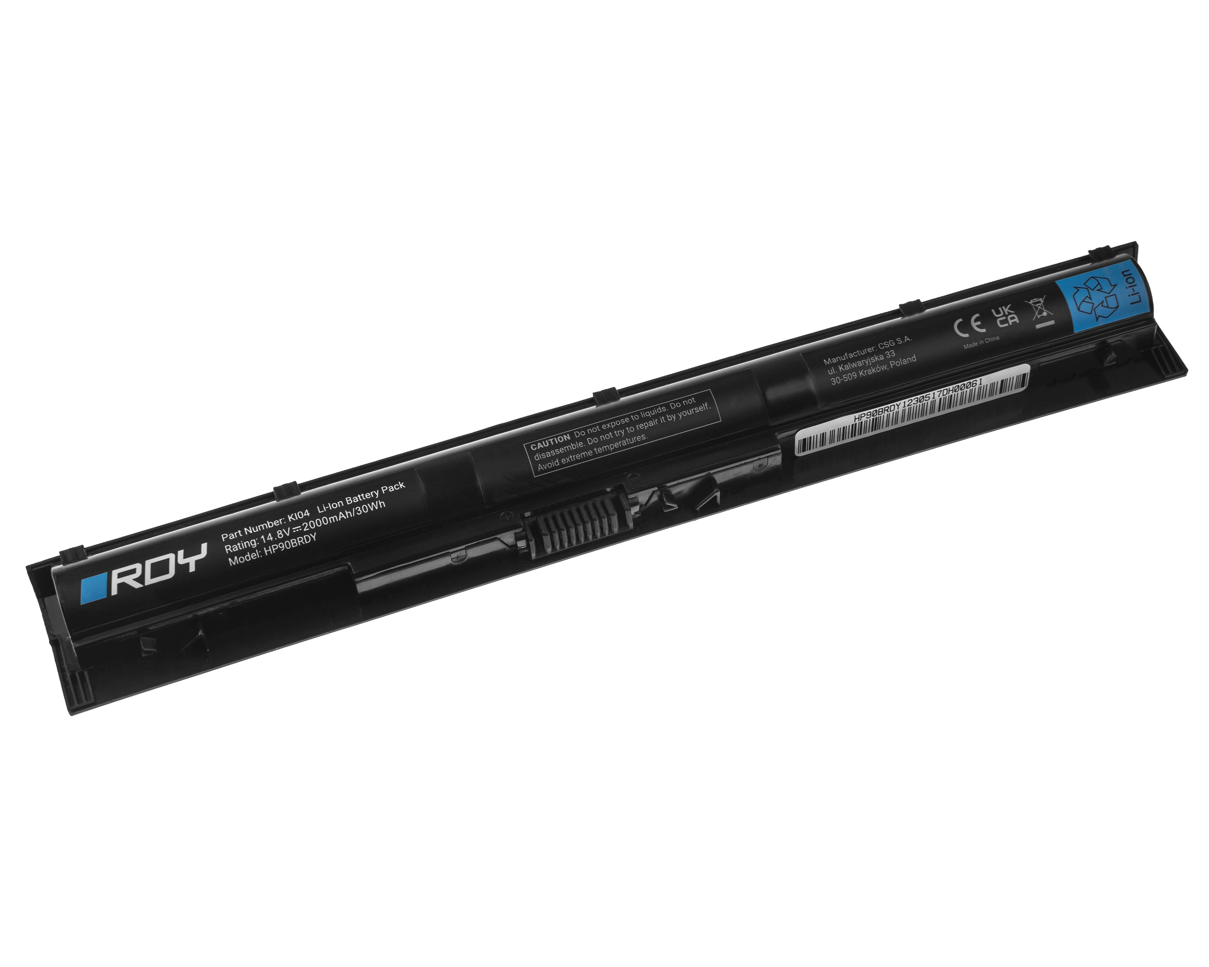 RDY Laptop Battery KI04 for HP