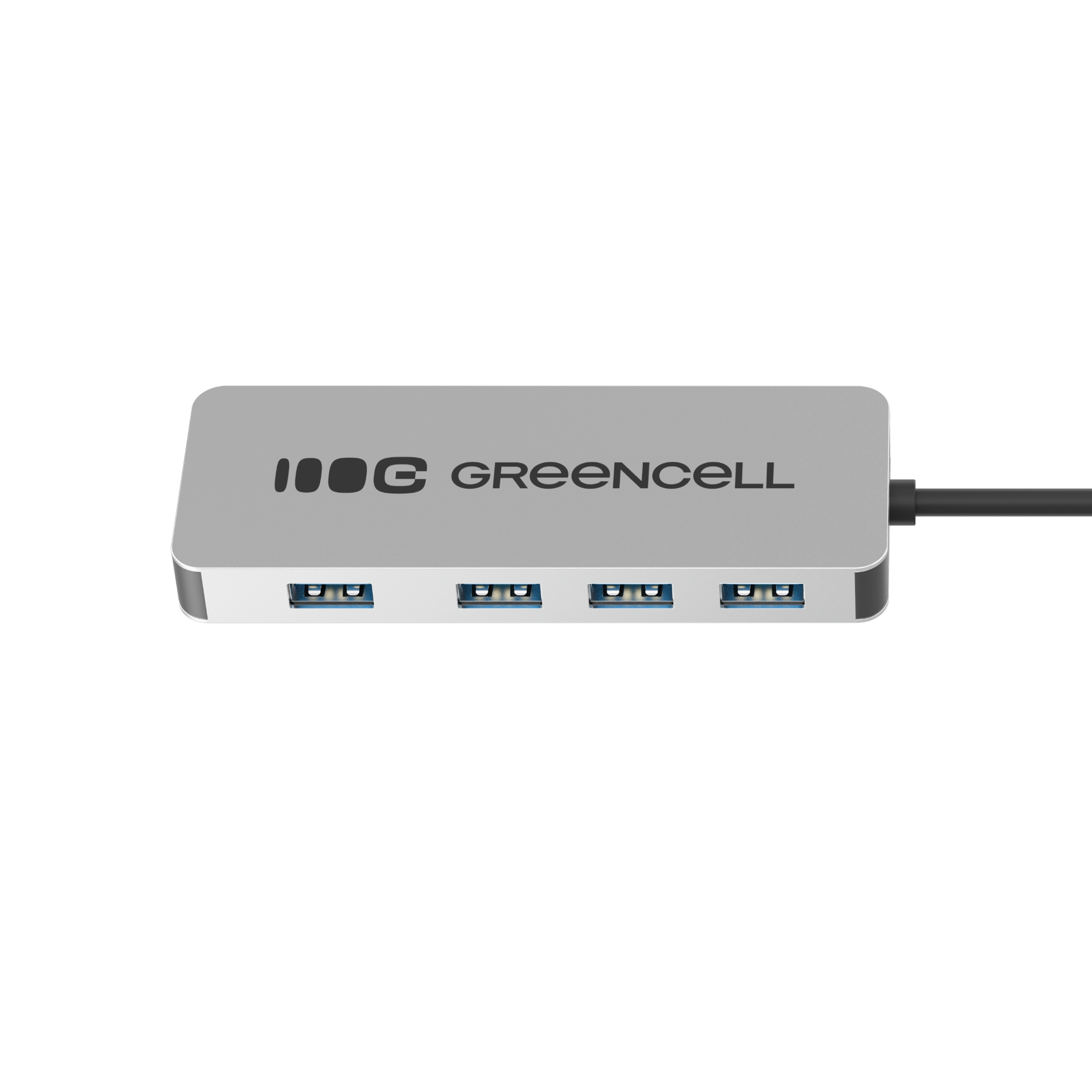 Adapter Basic HUB Greencell USB-C 4in1