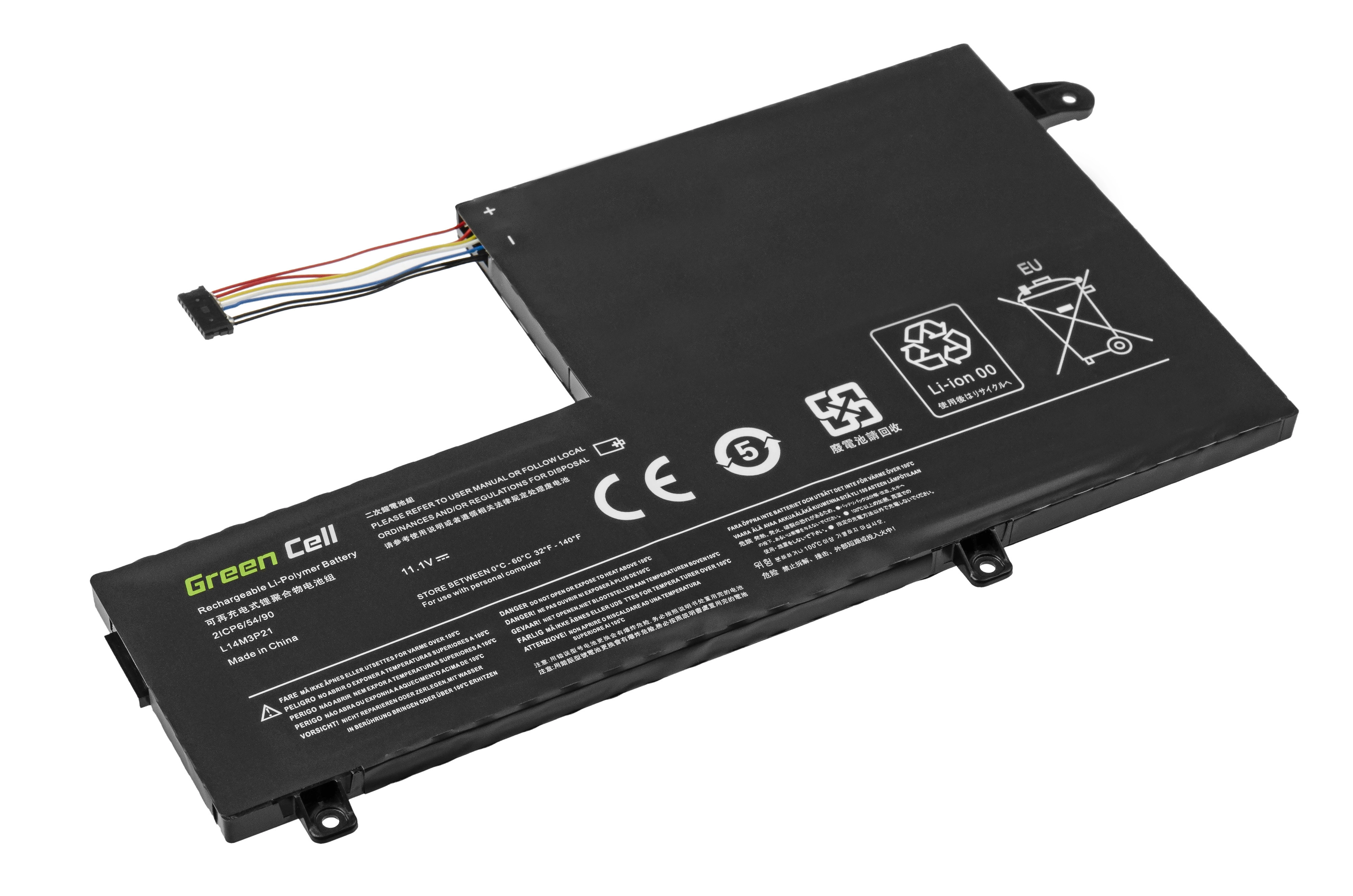 Green Cell Battery L14M3P21 for Lenovo