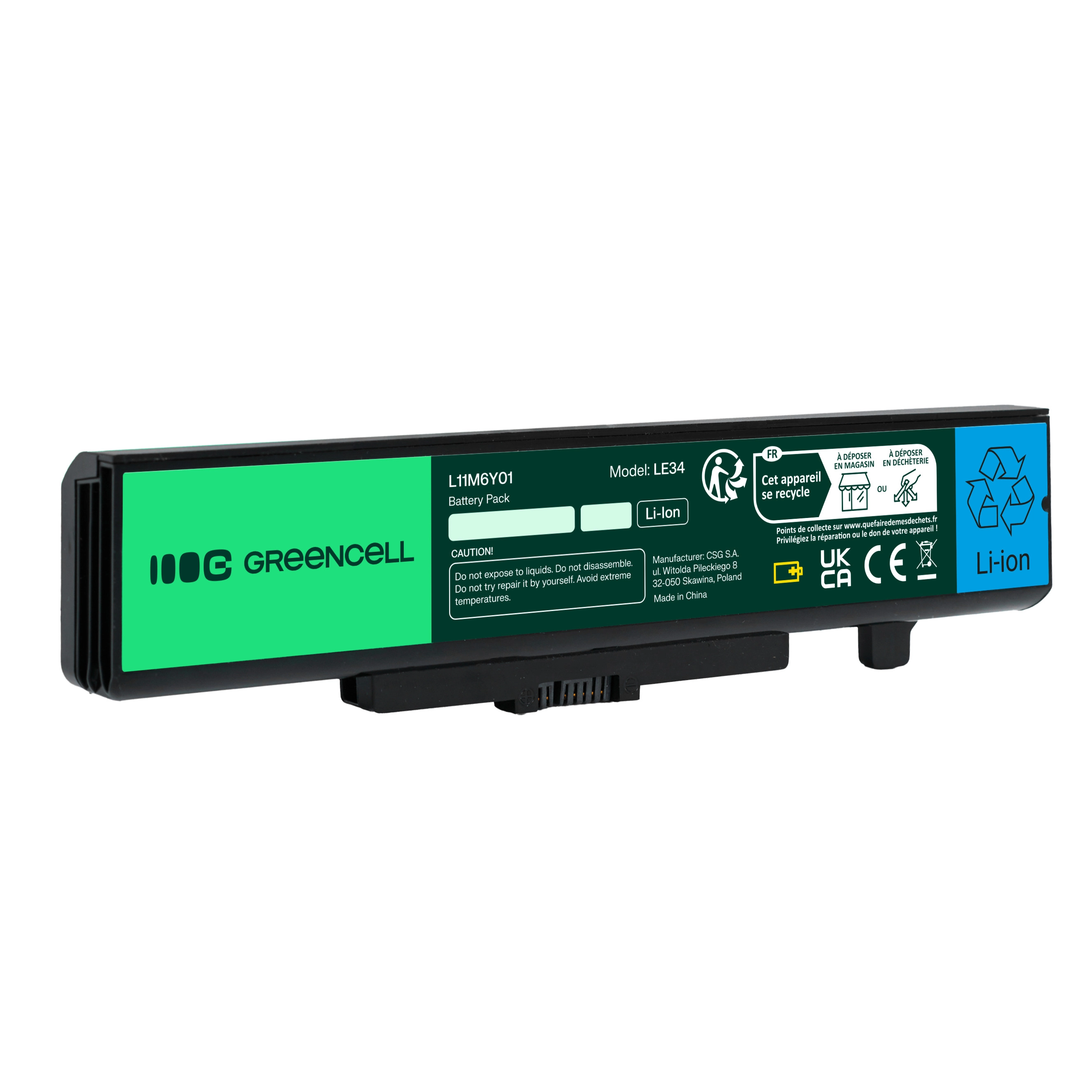 Green Cell Battery for Lenovo Y480