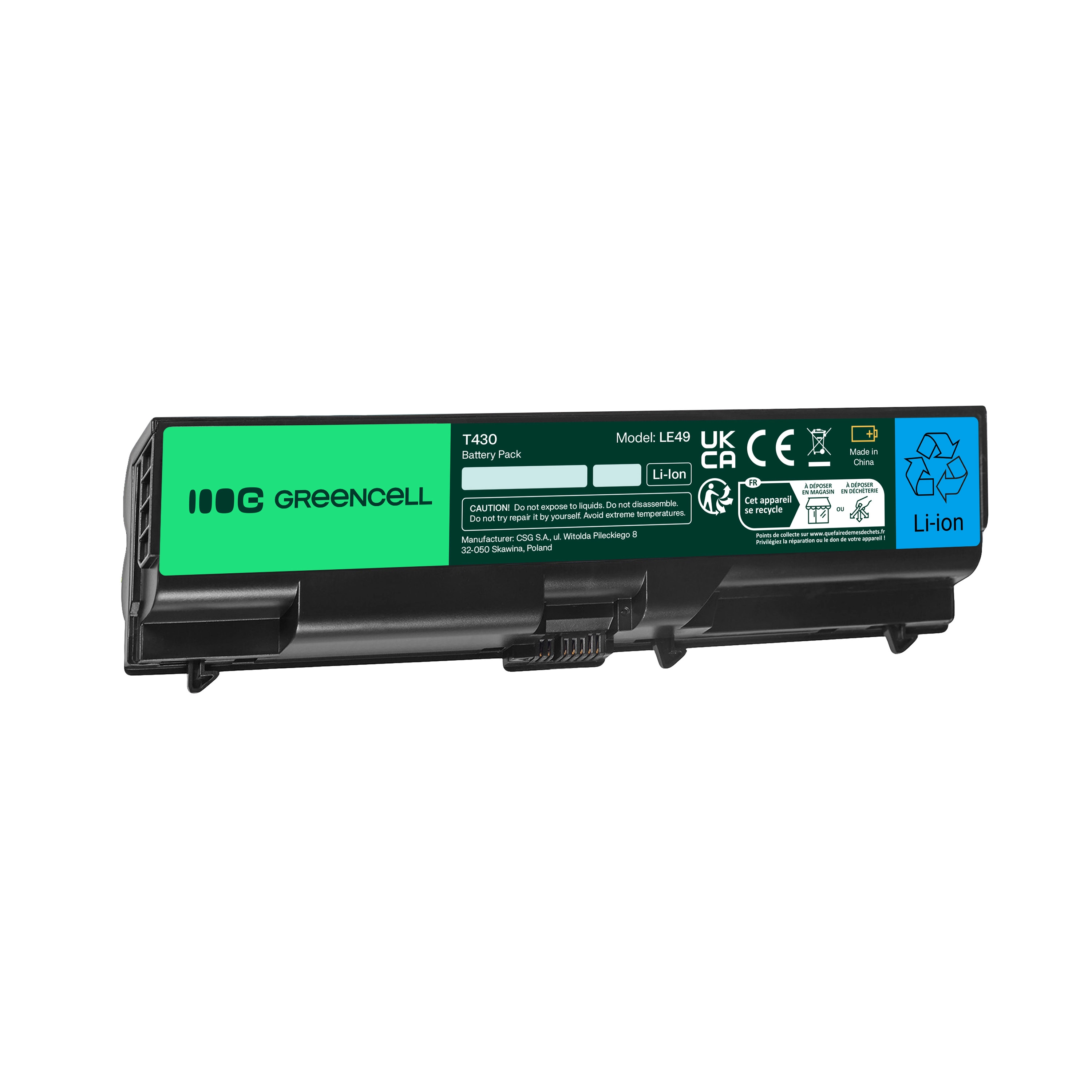 Green Cell Battery for Lenovo ThinkPad