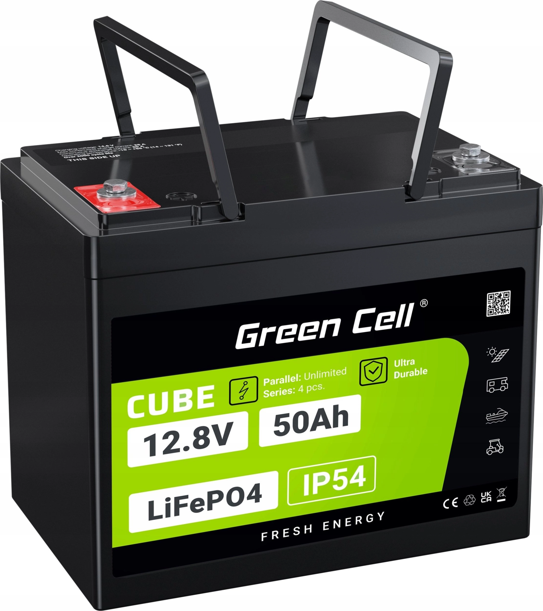 Green Cell CUBE LiFePO4 50Ah 12