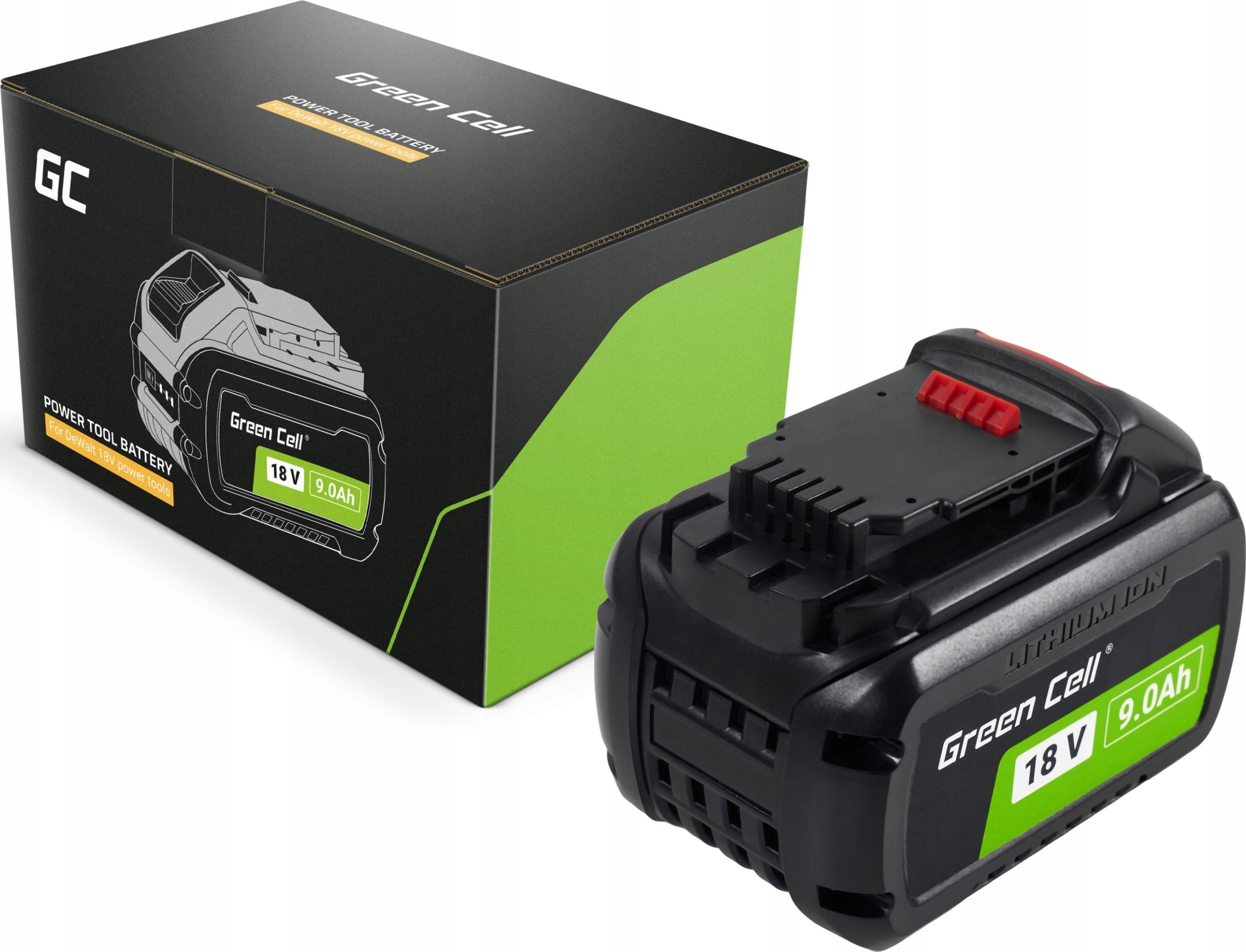 Green Cell Battery for DeWalt XR