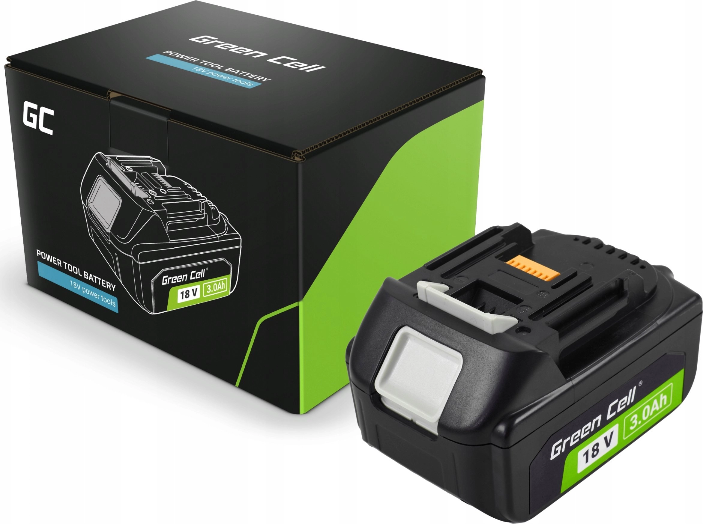 Green Cell Battery for Makita LXT