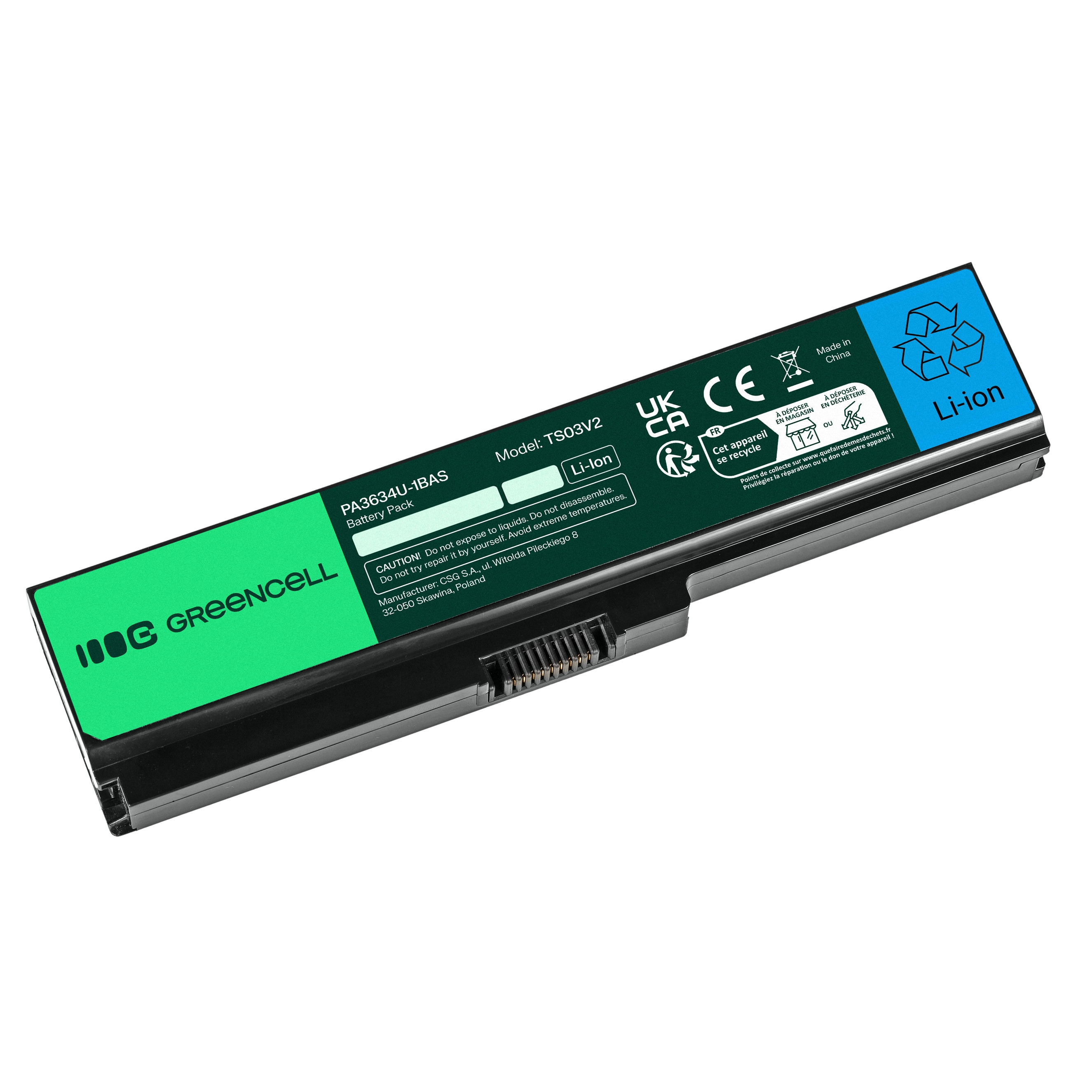 Bateria Green Cell PA3634U-1BRS do Toshiba