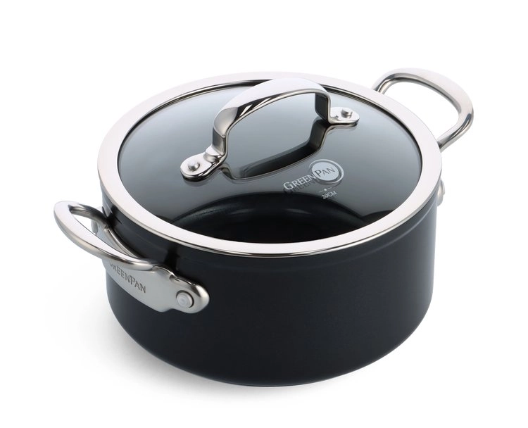 GreenPan Barcelona Pro Casserole 24cm Black