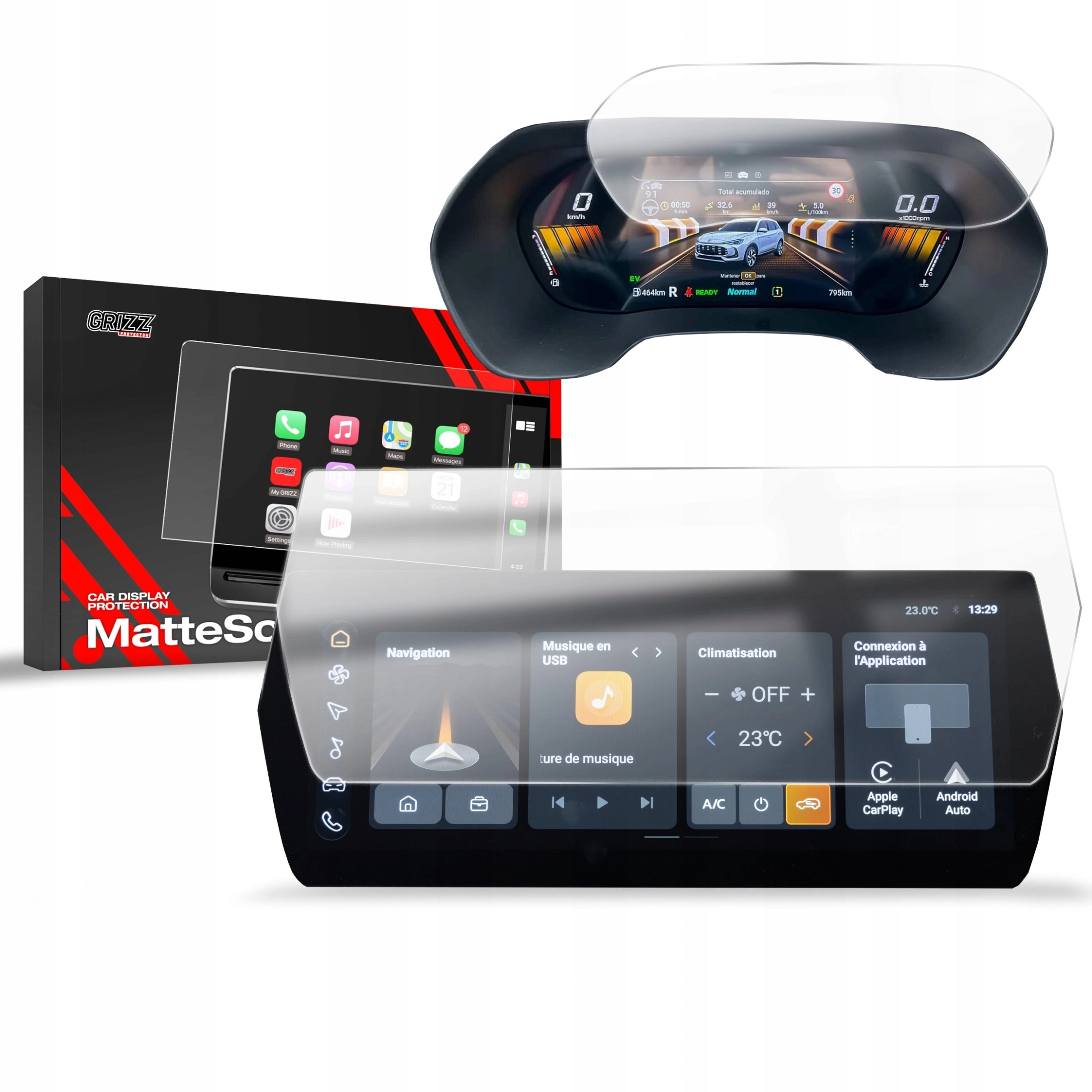 GrizzGlass navigation case GrizzGlass CarDisplay Protection