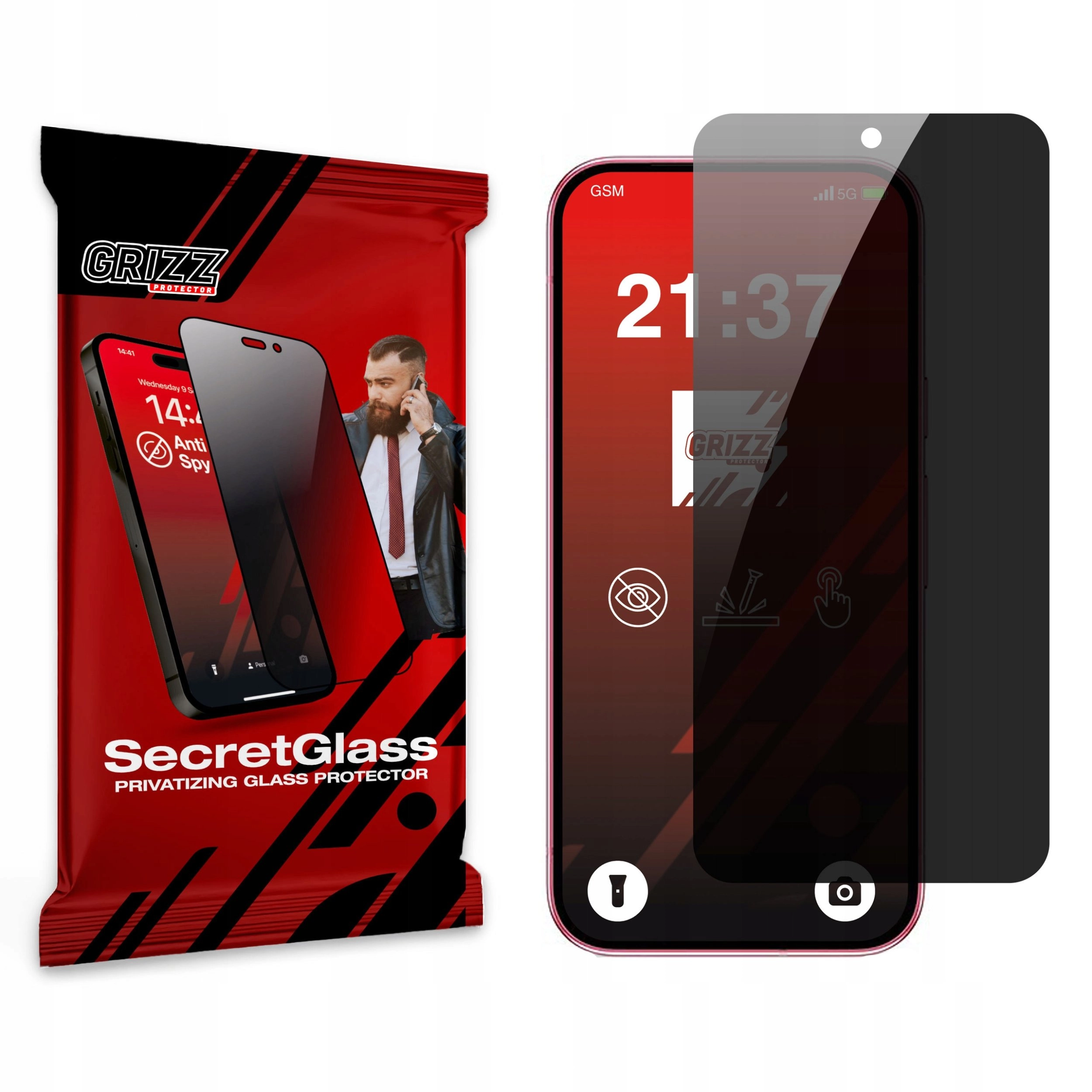 GrizzGlass SecretGlass privacy glass for Google