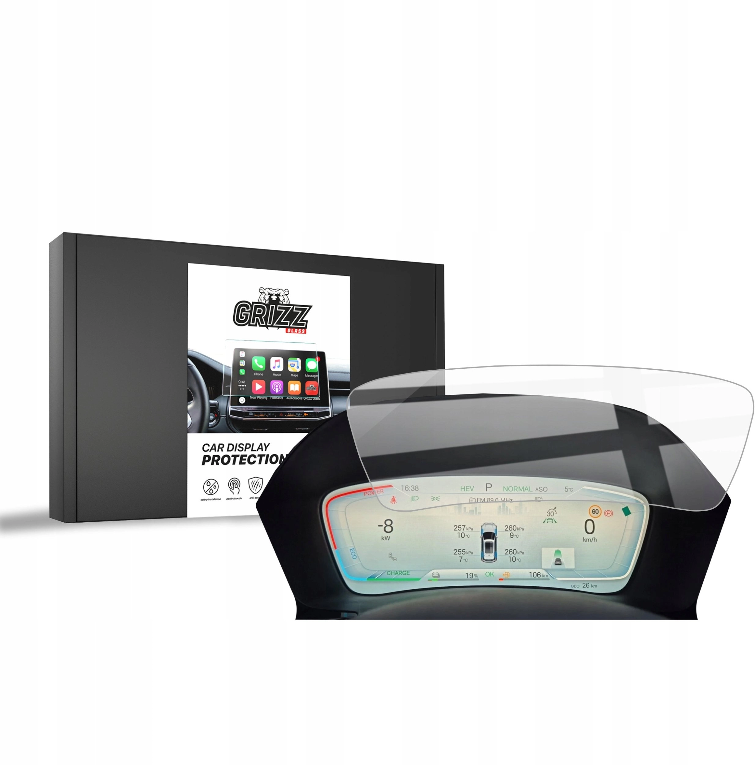 GrizzGlass Navigation Case GrizzGlass CarDisplay Protection