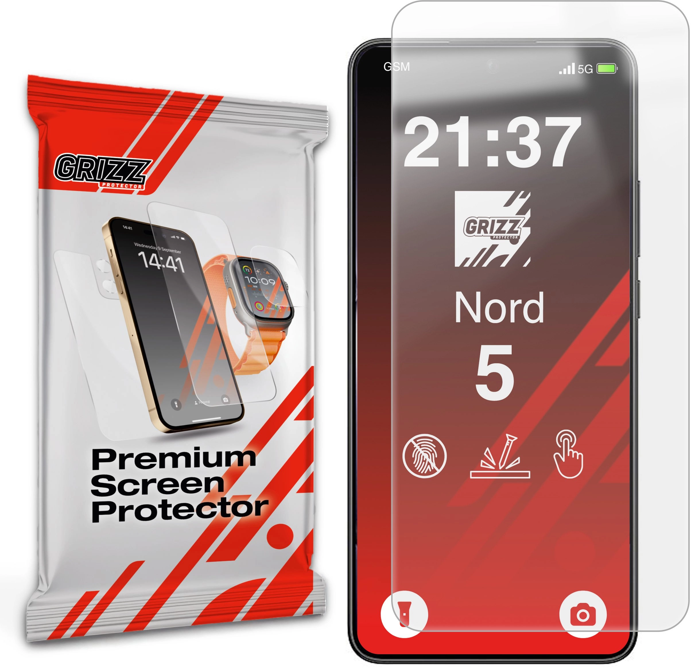 GrizzGlass PaperScreen matte foil for OnePlus