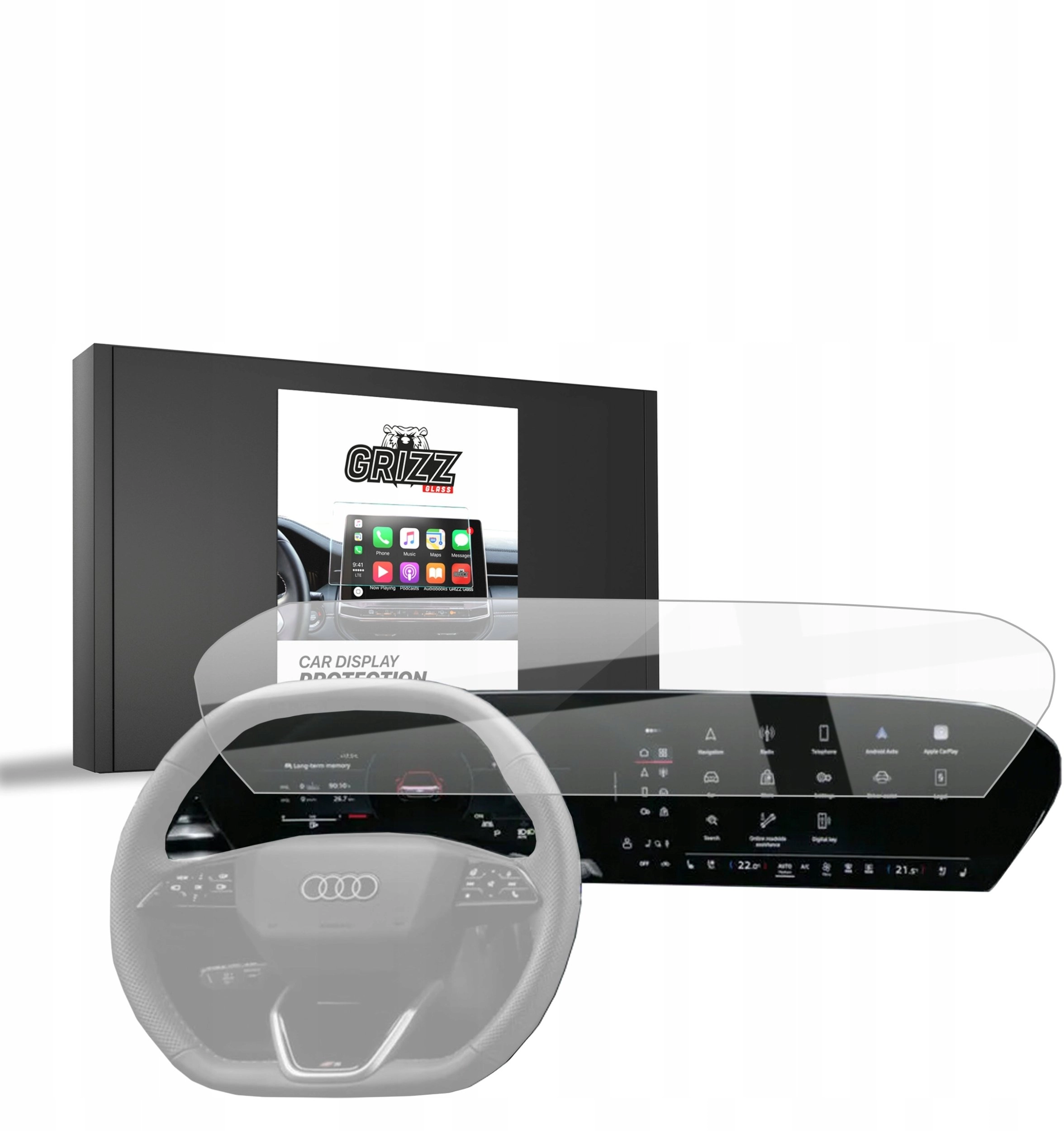 GrizzGlass navigation case GrizzGlass CarDisplay Protection