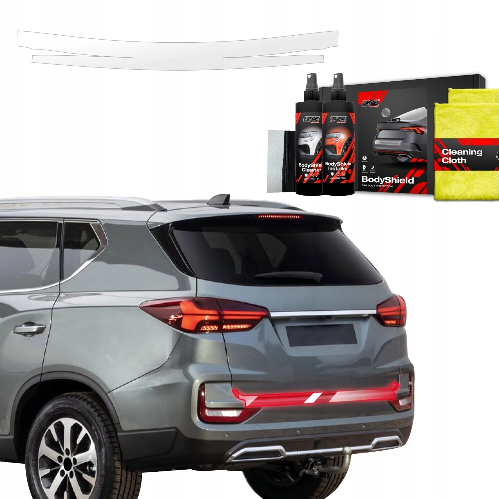 GrizzGlass GrizzGlass BodyShield trunk sill protective