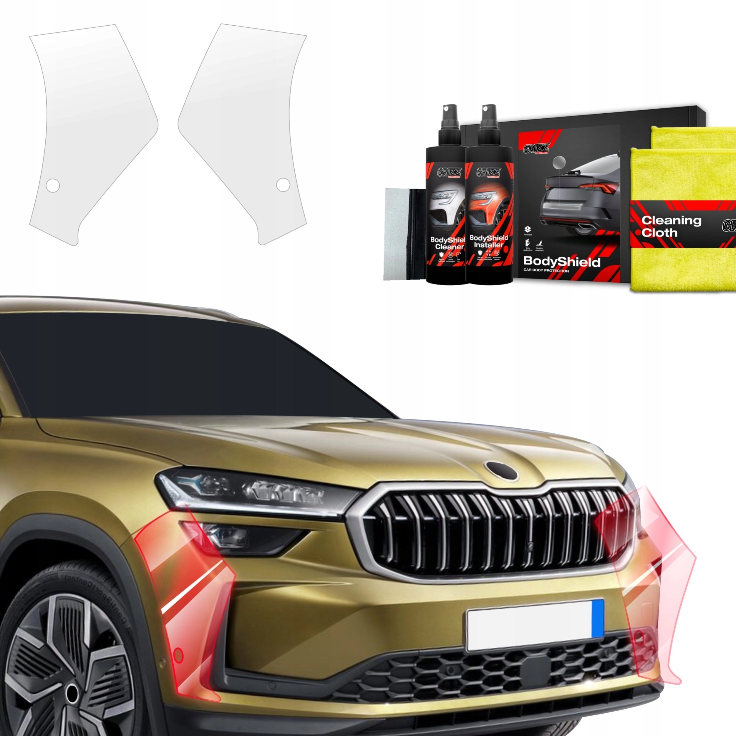 GrizzGlass GrizzGlass BodyShield bumper protective foil