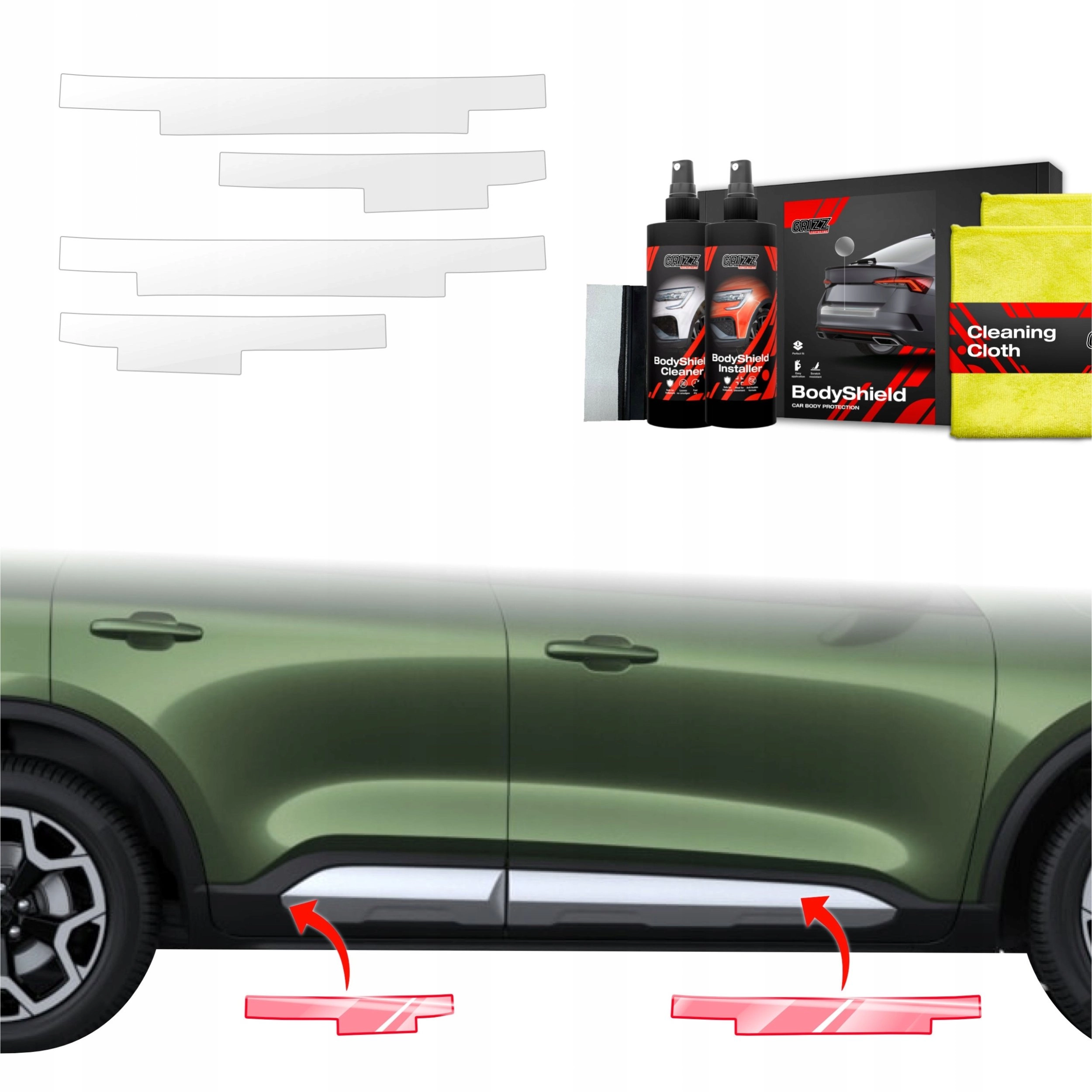 GrizzGlass GrizzGlass BodyShield door sill protection