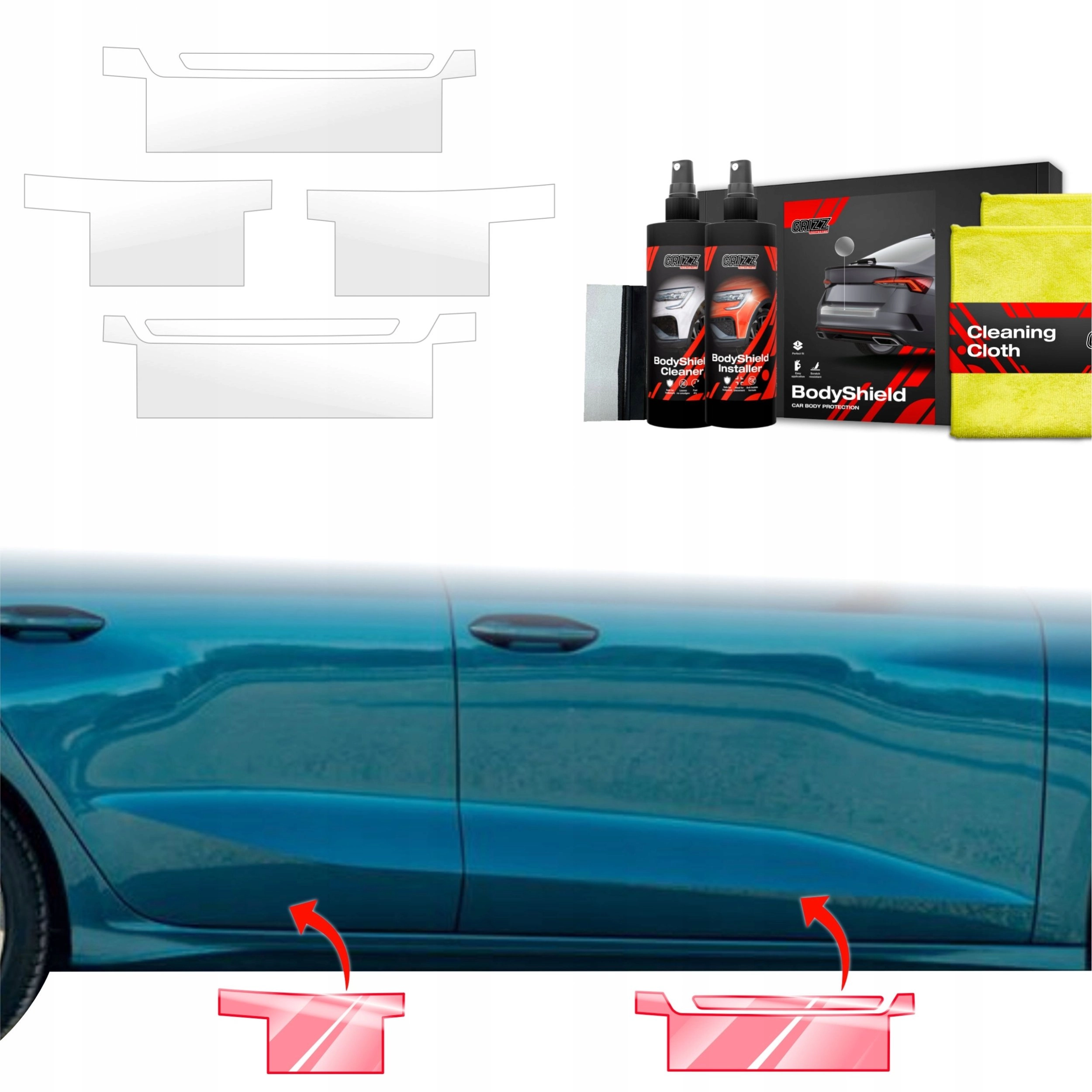 GrizzGlass GrizzGlass BodyShield door sill protection