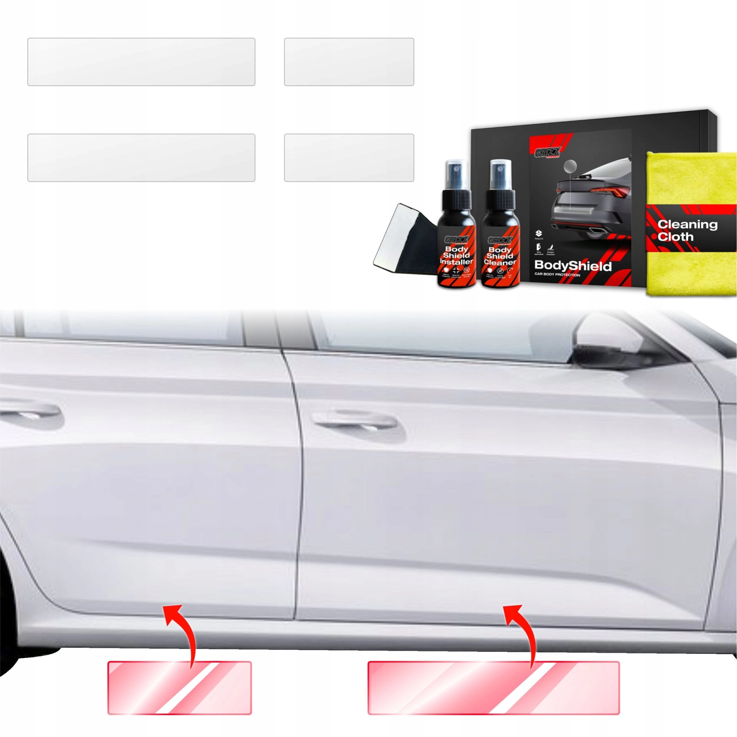 GrizzGlass Protective foil for door sills