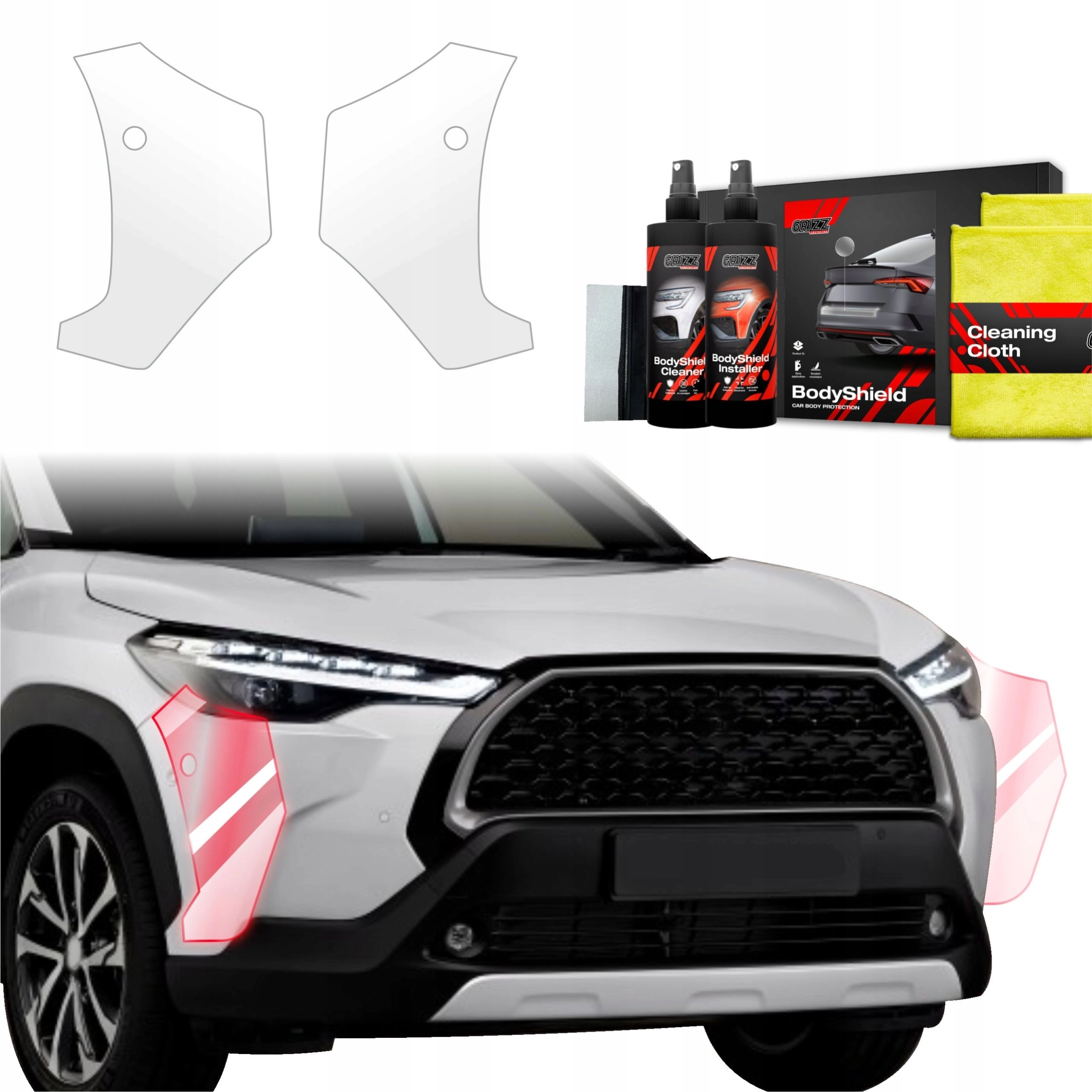 GrizzGlass GrizzGlass BodyShield bumper protective foil