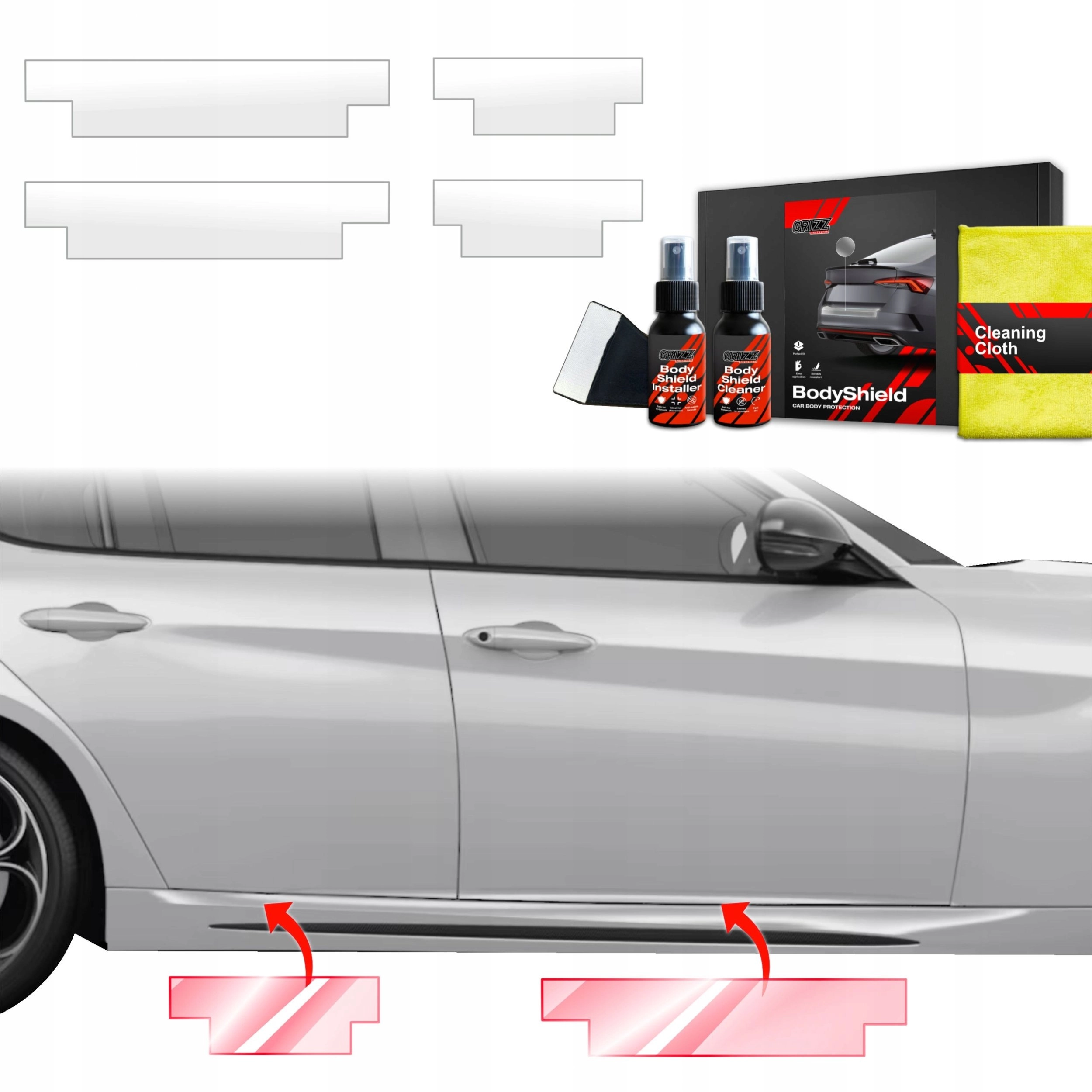 GrizzGlass GrizzGlass BodyShield door sill protective