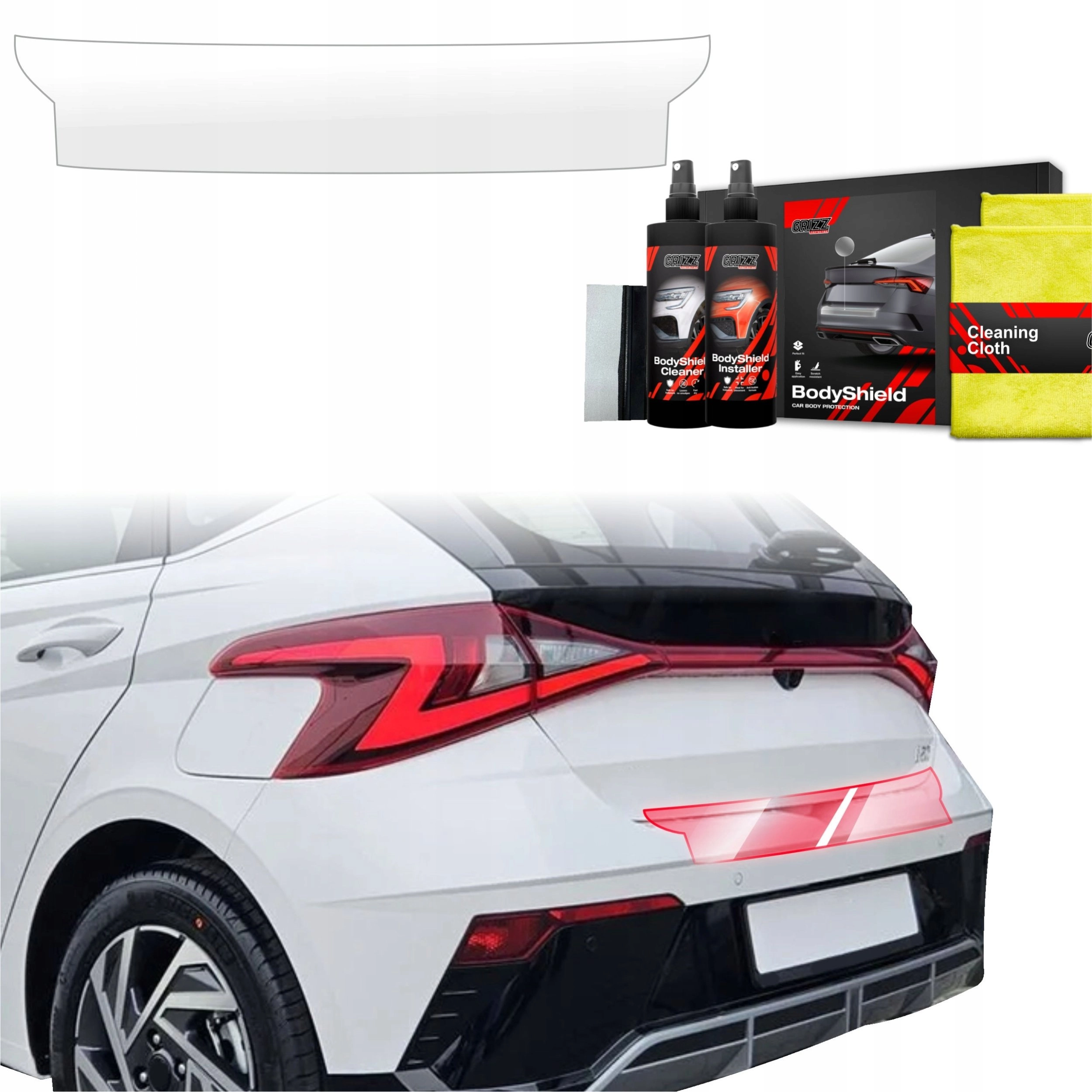 GrizzGlass GrizzGlass BodyShield trunk sill protective