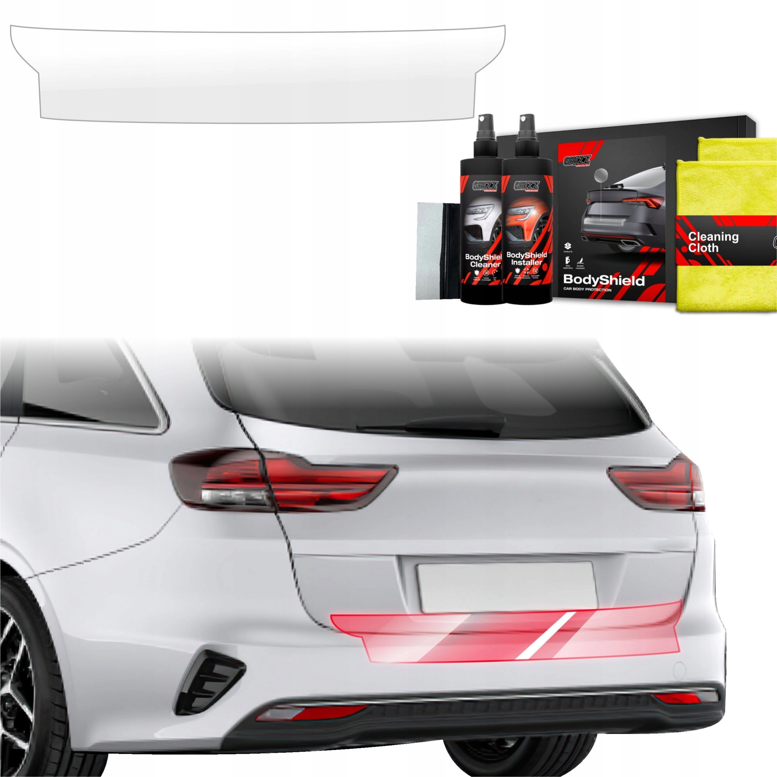 GrizzGlass GrizzGlass BodyShield trunk sill protective