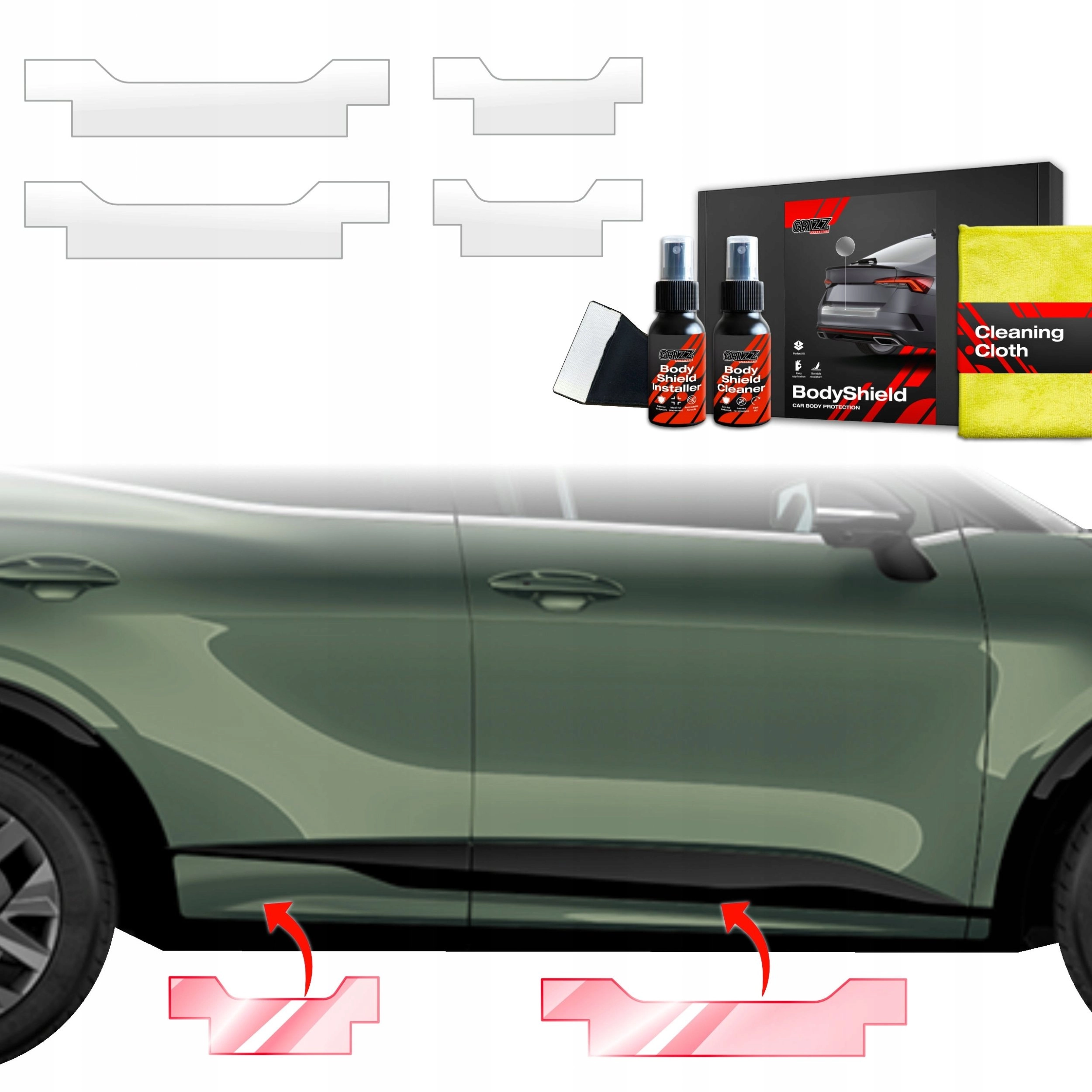 GrizzGlass GrizzGlass BodyShield door sill protection