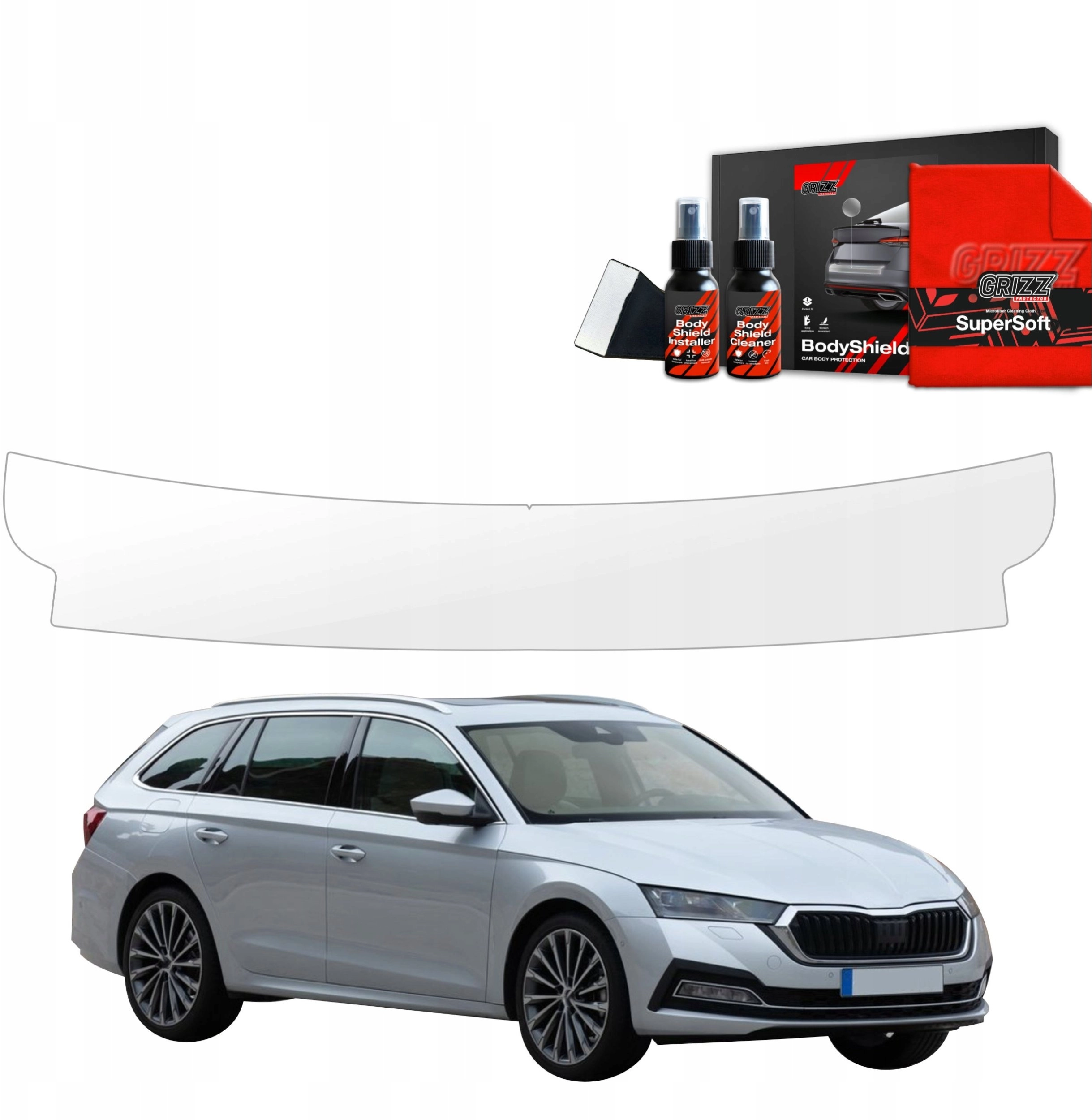 GrizzGlass GrizzGlass BodyShield trunk sill protective