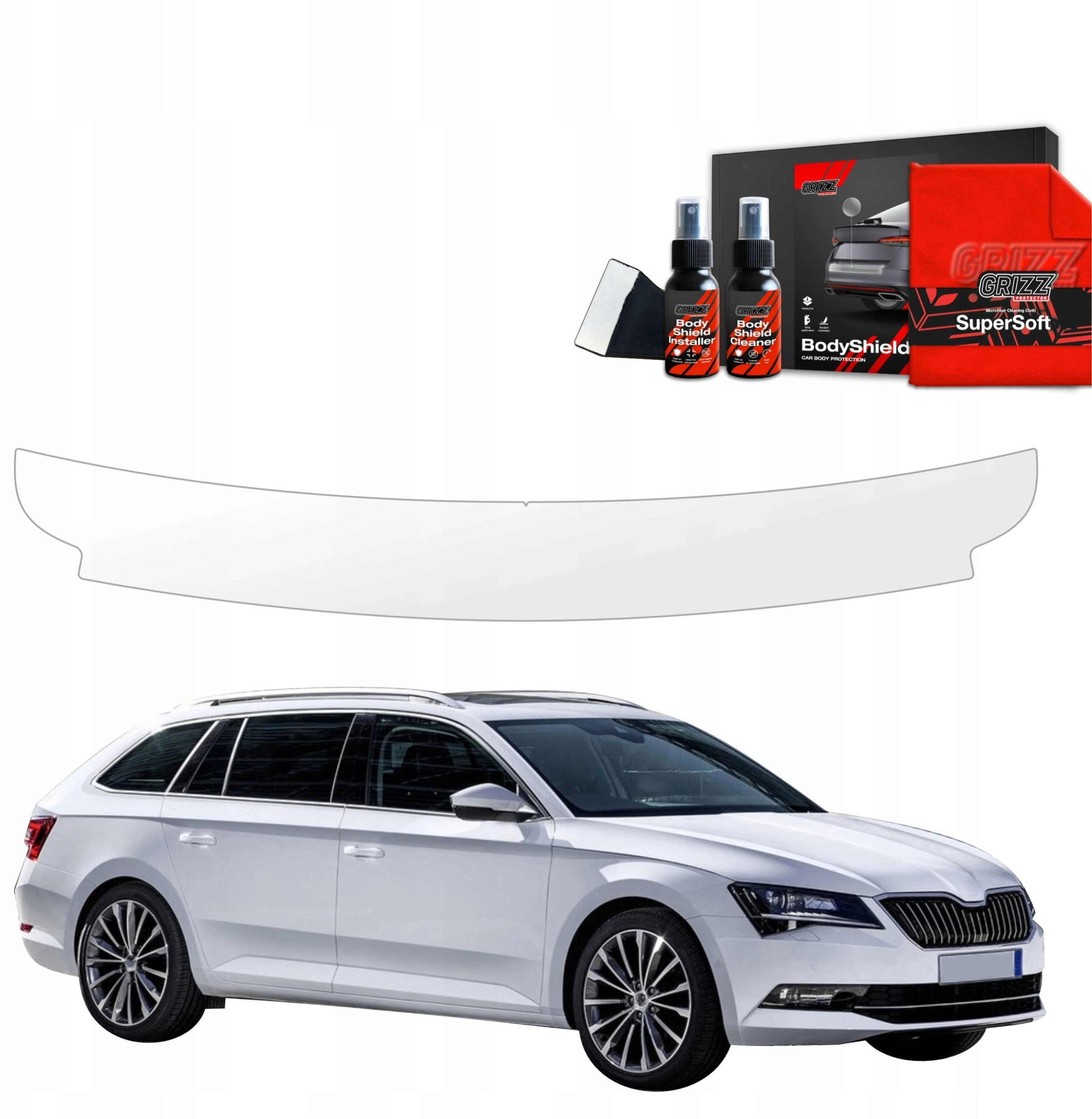 GrizzGlass GrizzGlass BodyShield trunk sill protective