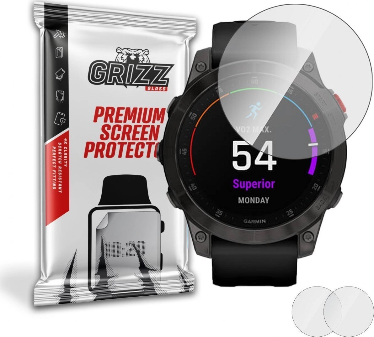 Hybrid glass Grizz Garmin Epix 2