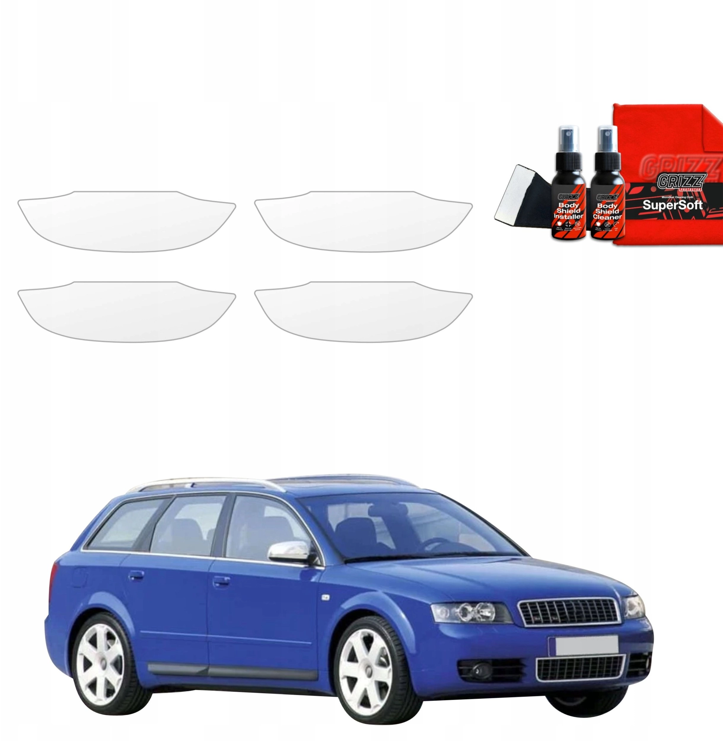 GrizzGlass Protective foil for door handles