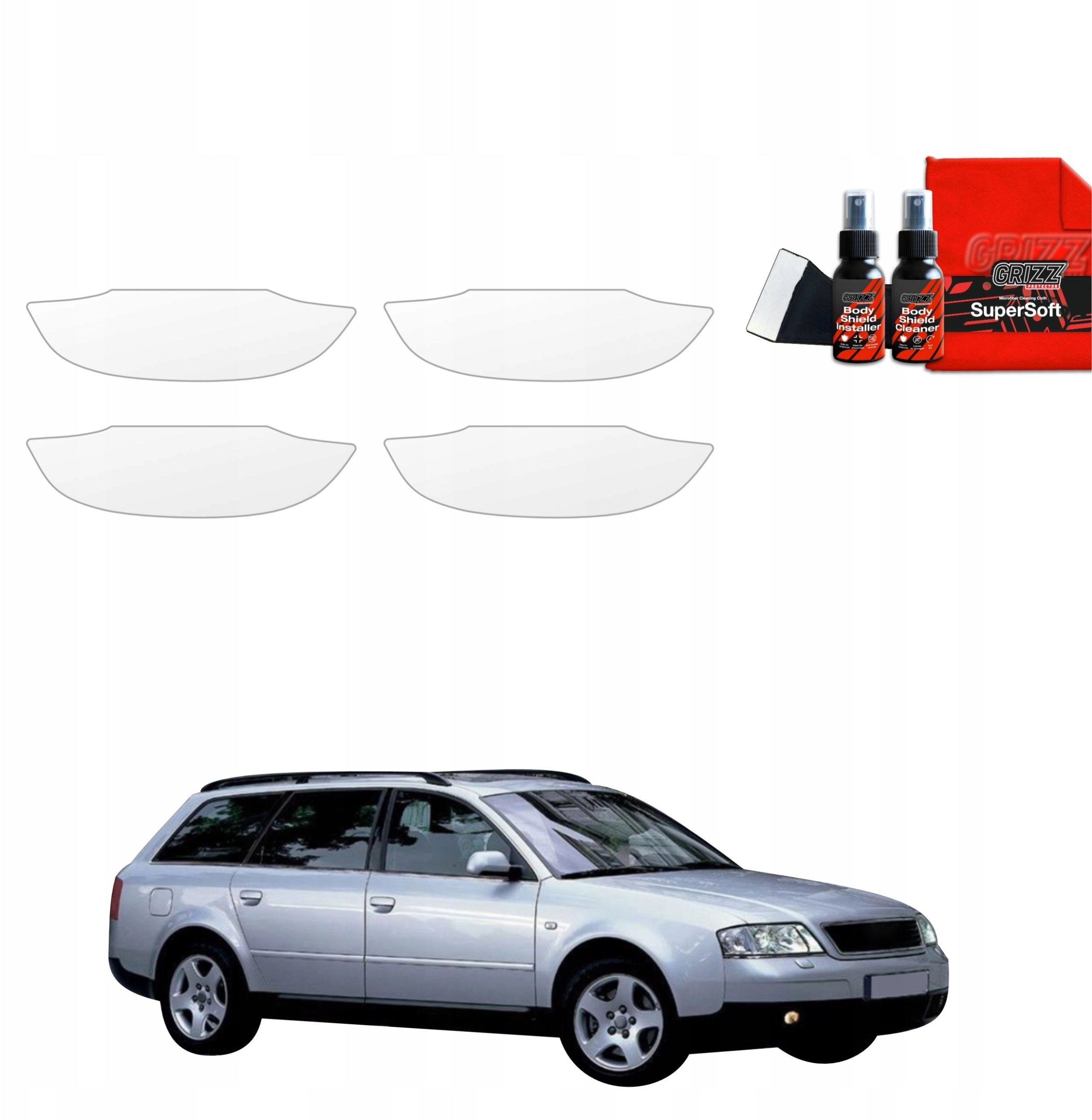 GrizzGlass Protective foil for door handles
