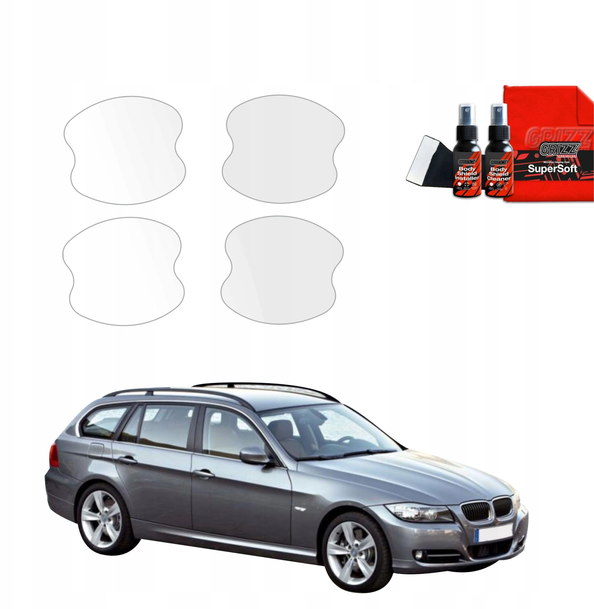 GrizzGlass Protective foil for door handles