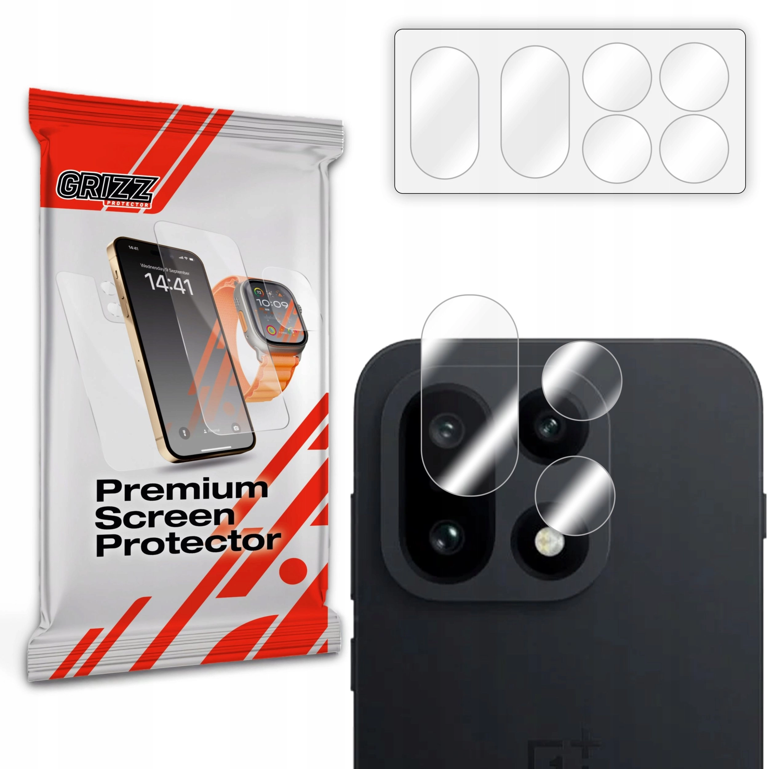 GrizzGlass HybridGlass Camera Glass for OnePlus