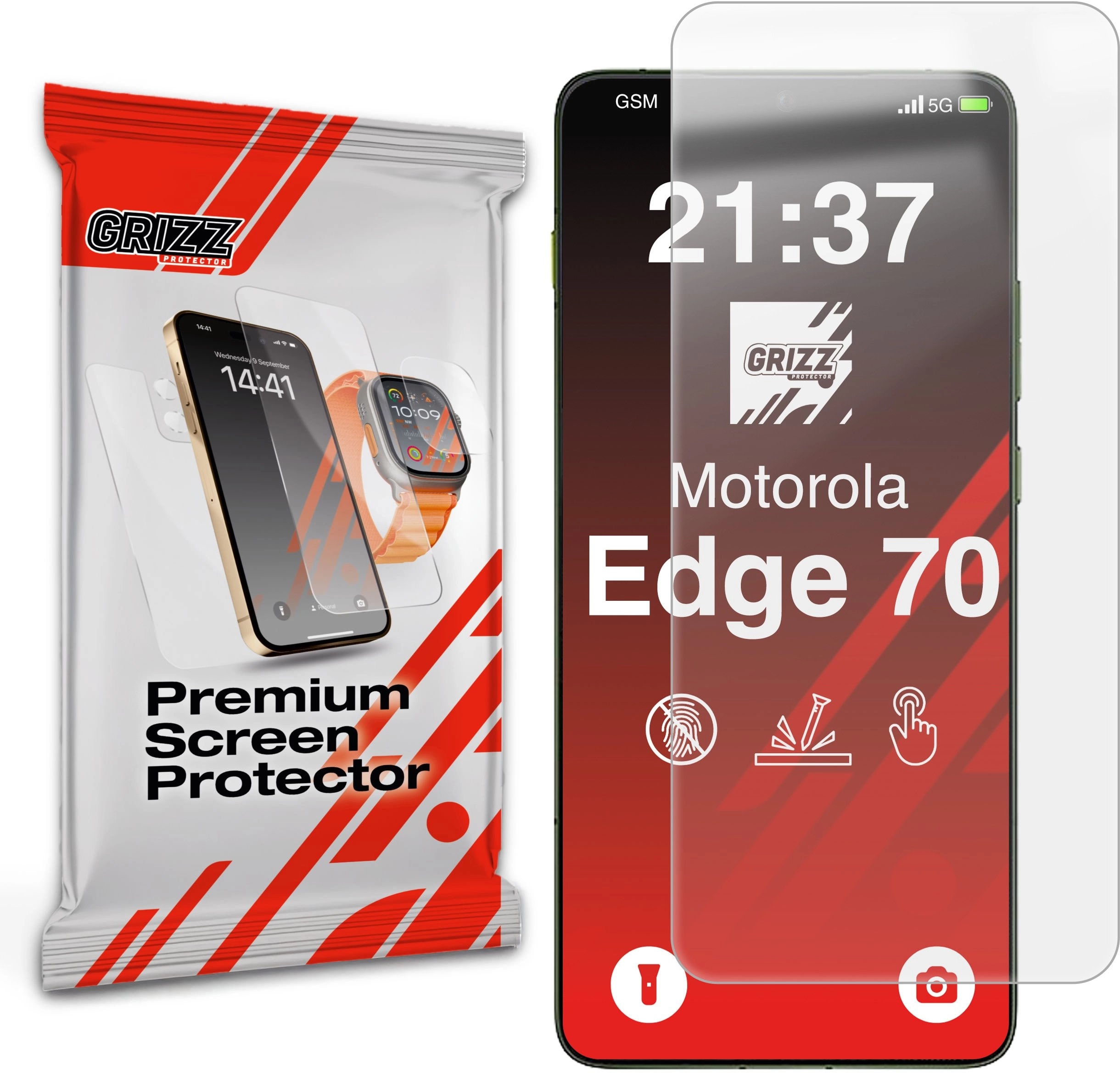 Folia matowa GrizzGlass PaperScreen do Motorola