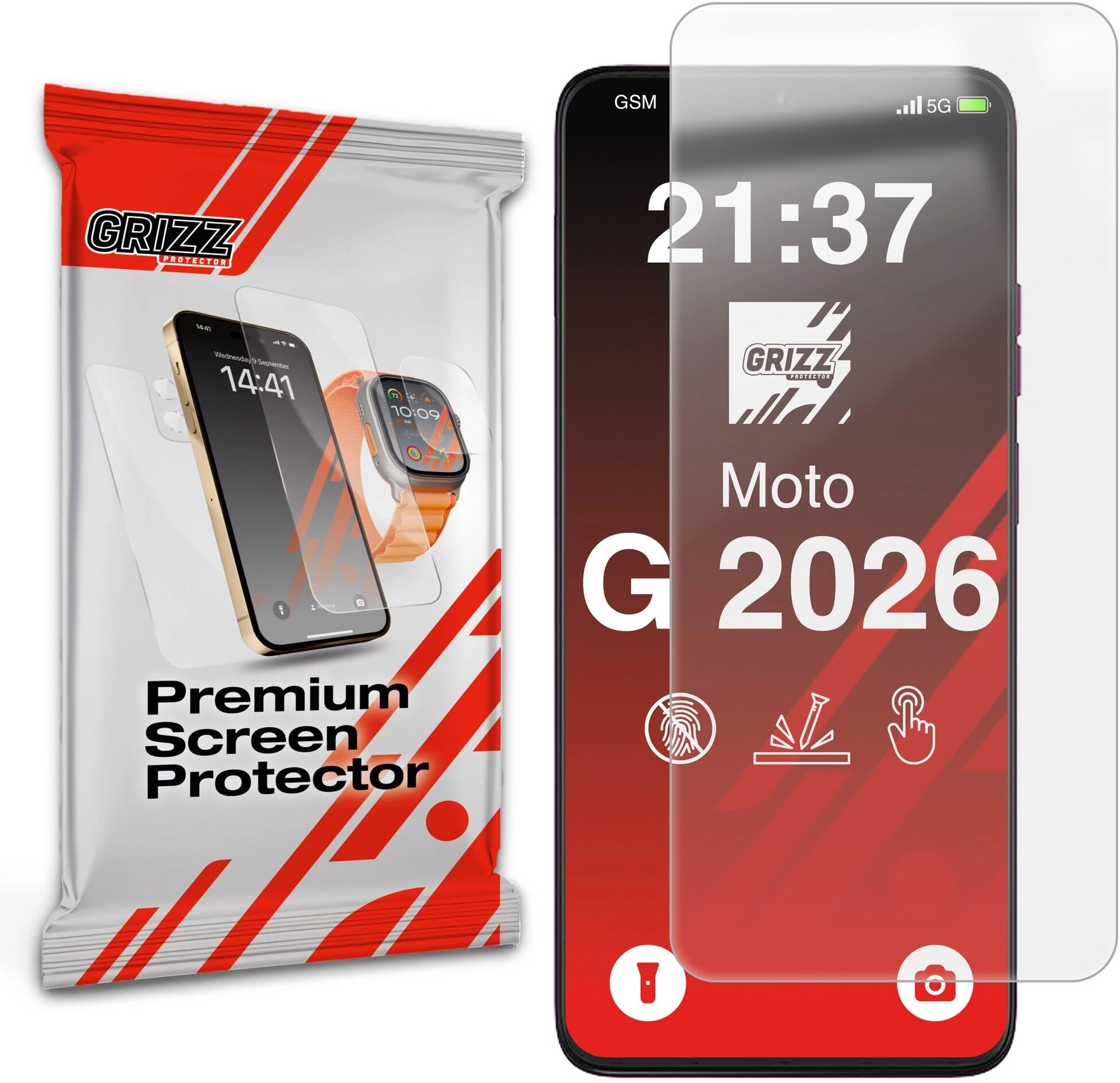 Folia matowa GrizzGlass PaperScreen do Motorola