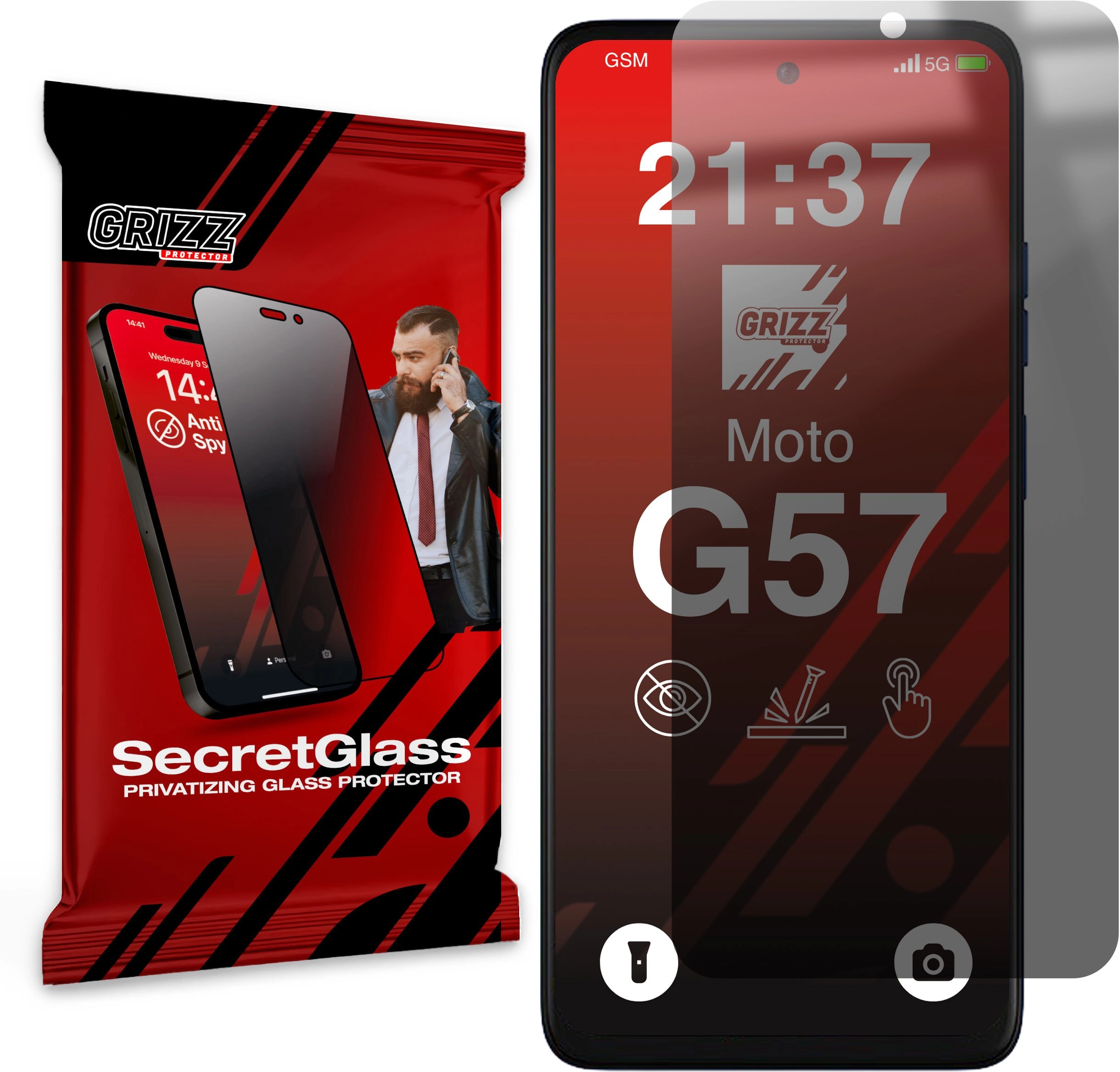 Matowe szkło prywatyzujące GrizzGlass SecretGlass do