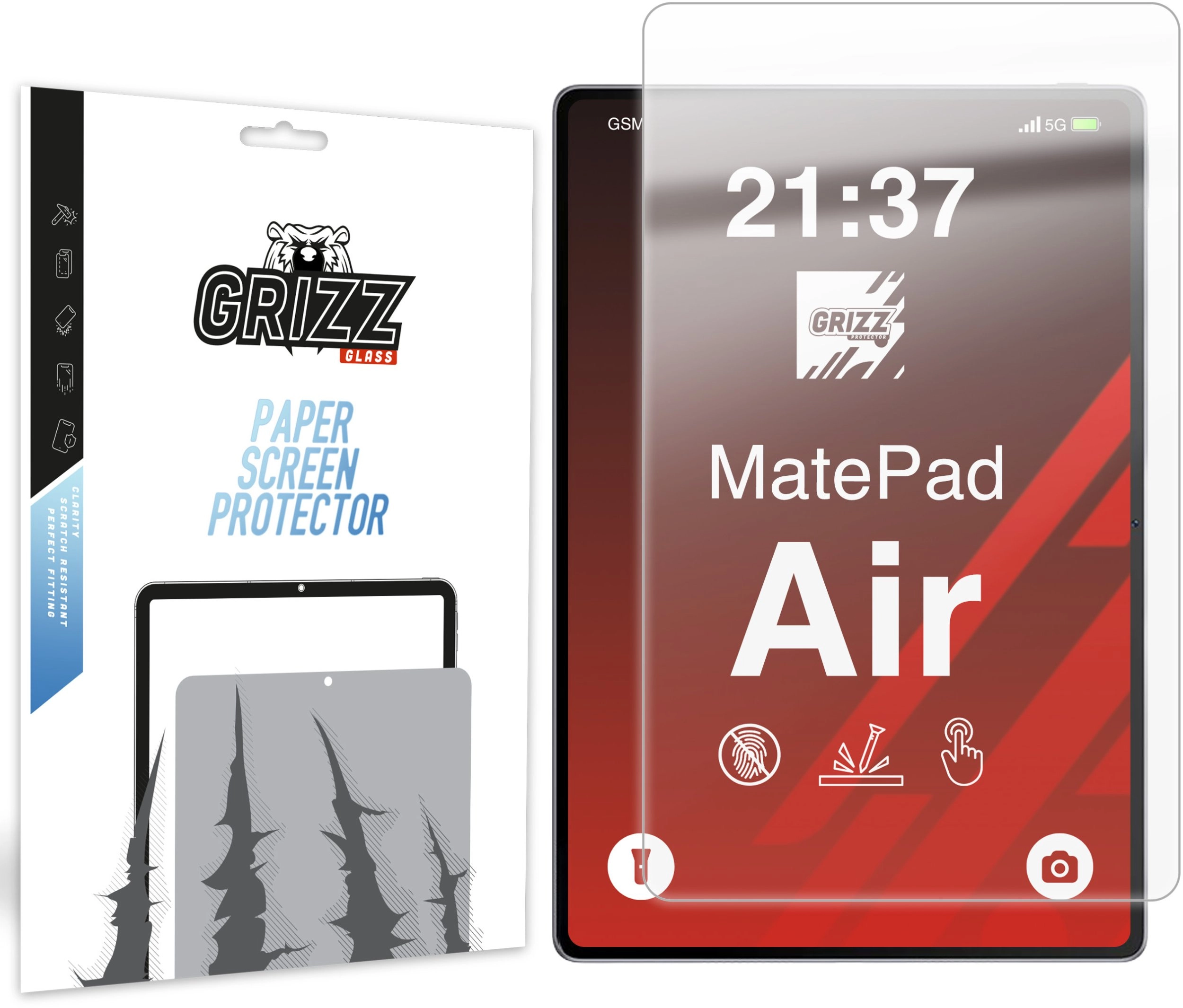 Old Folia GrizzGlass PaperScreen for Huawei