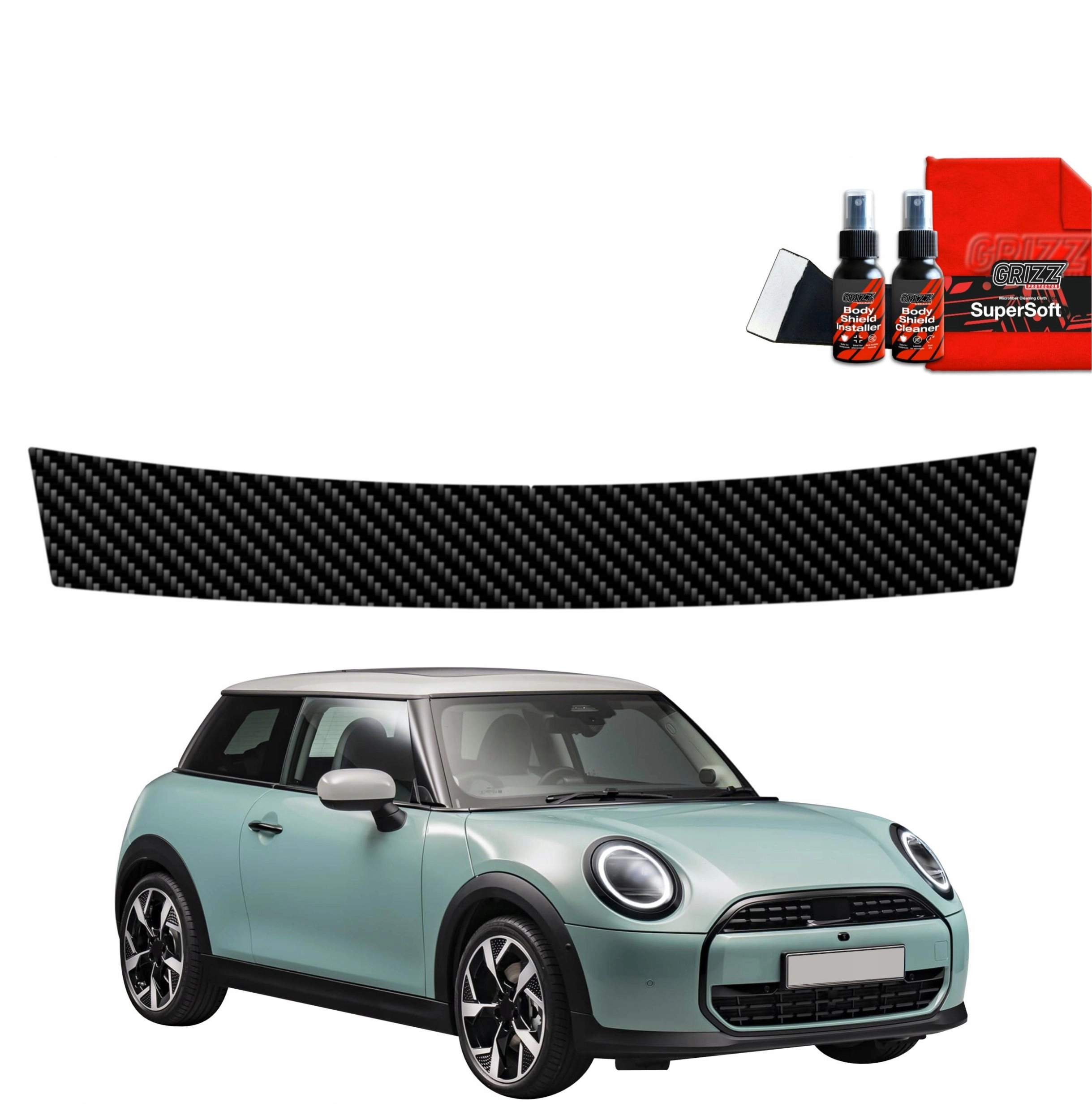 GrizzGlass Carbon foil for trunk sill