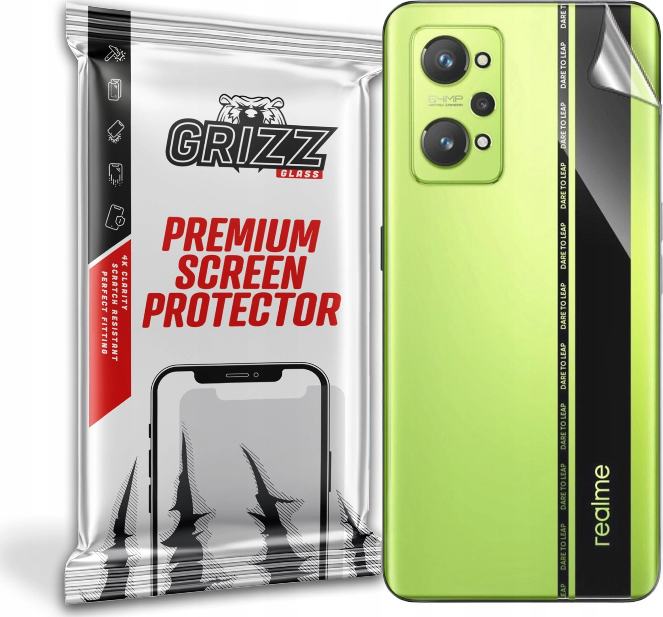 GrizzGlass Folia na tył Grizz Realme