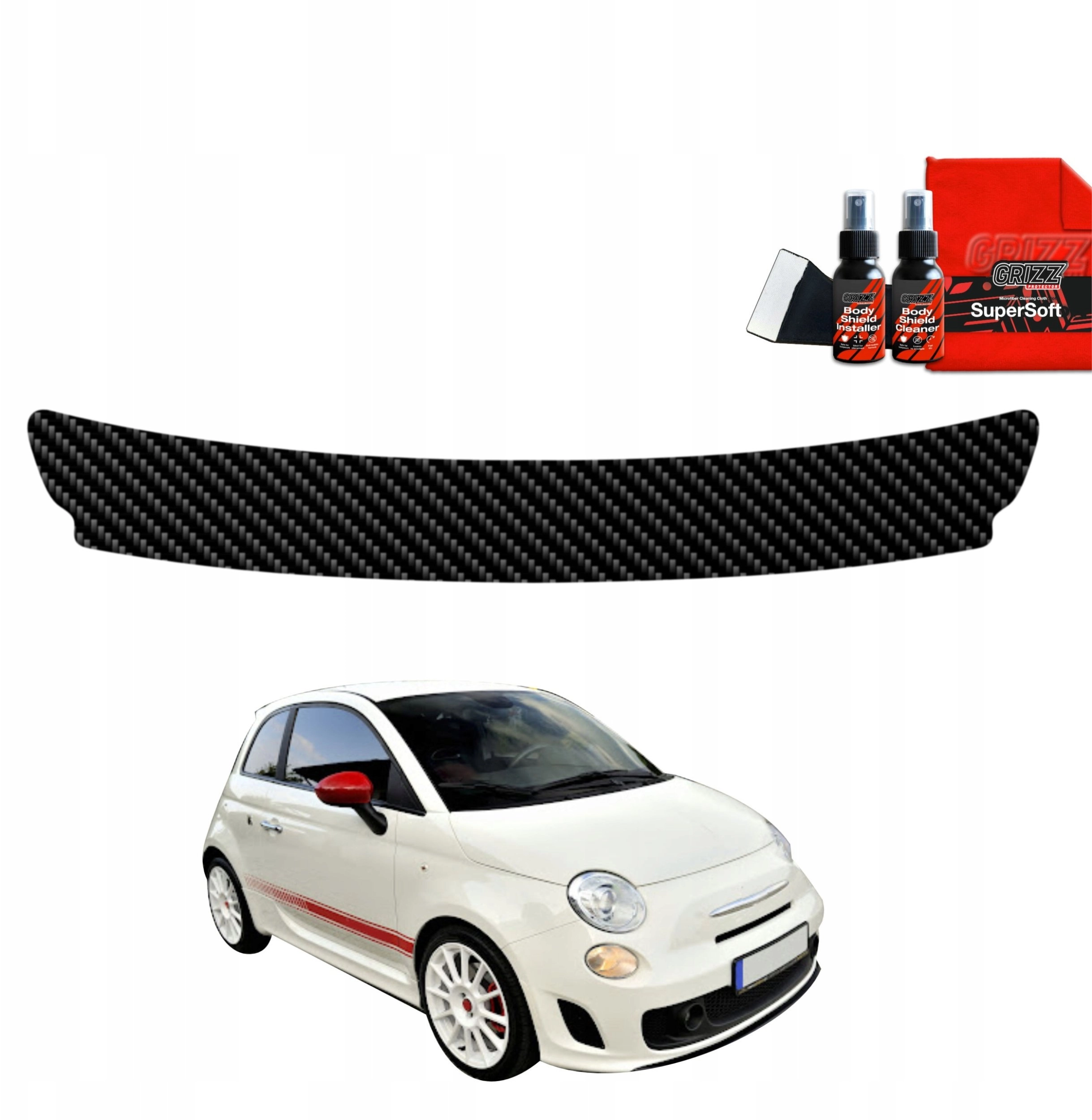 GrizzGlass Carbon foil for trunk sill
