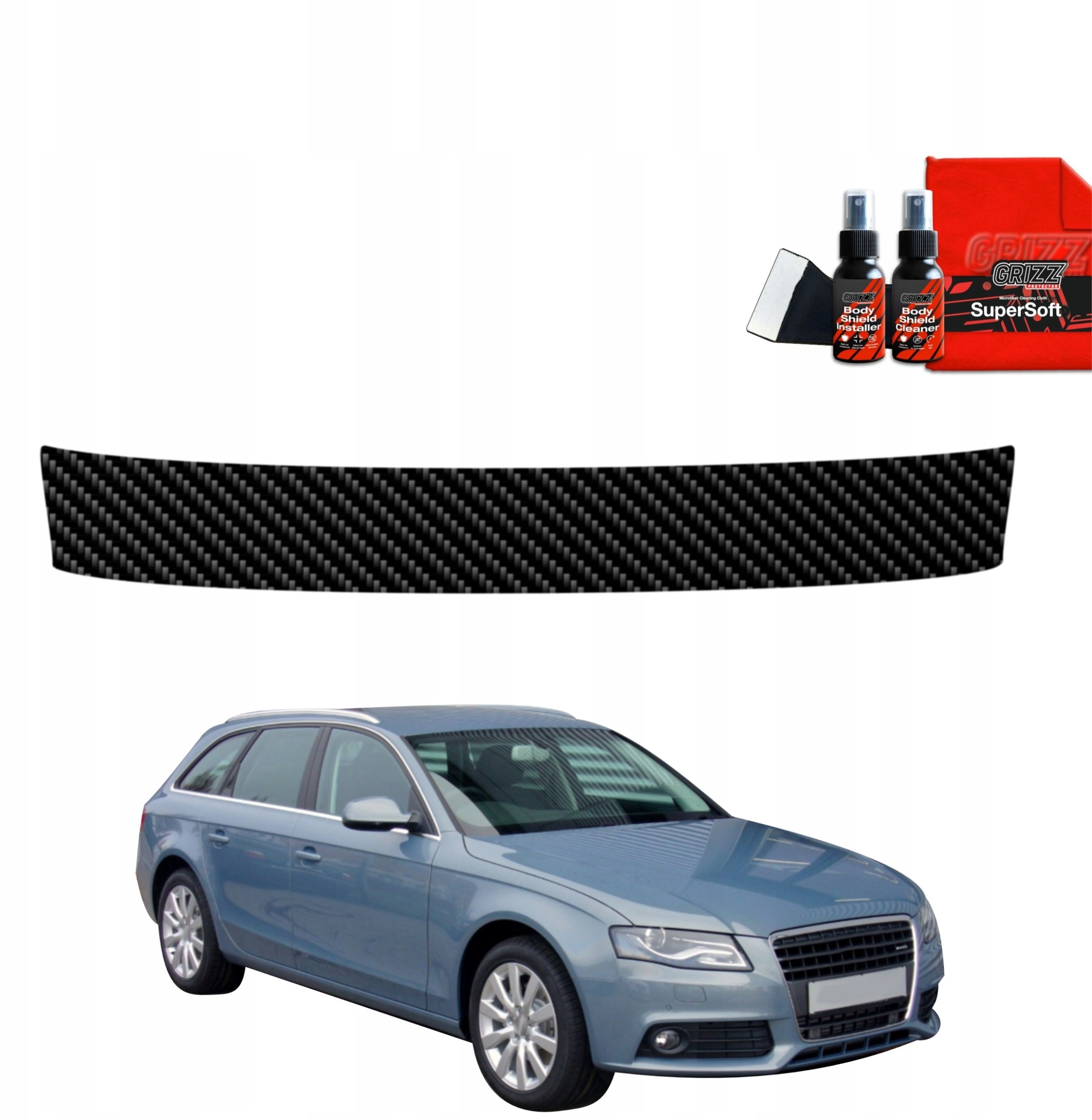 GrizzGlass Carbon foil for trunk sill