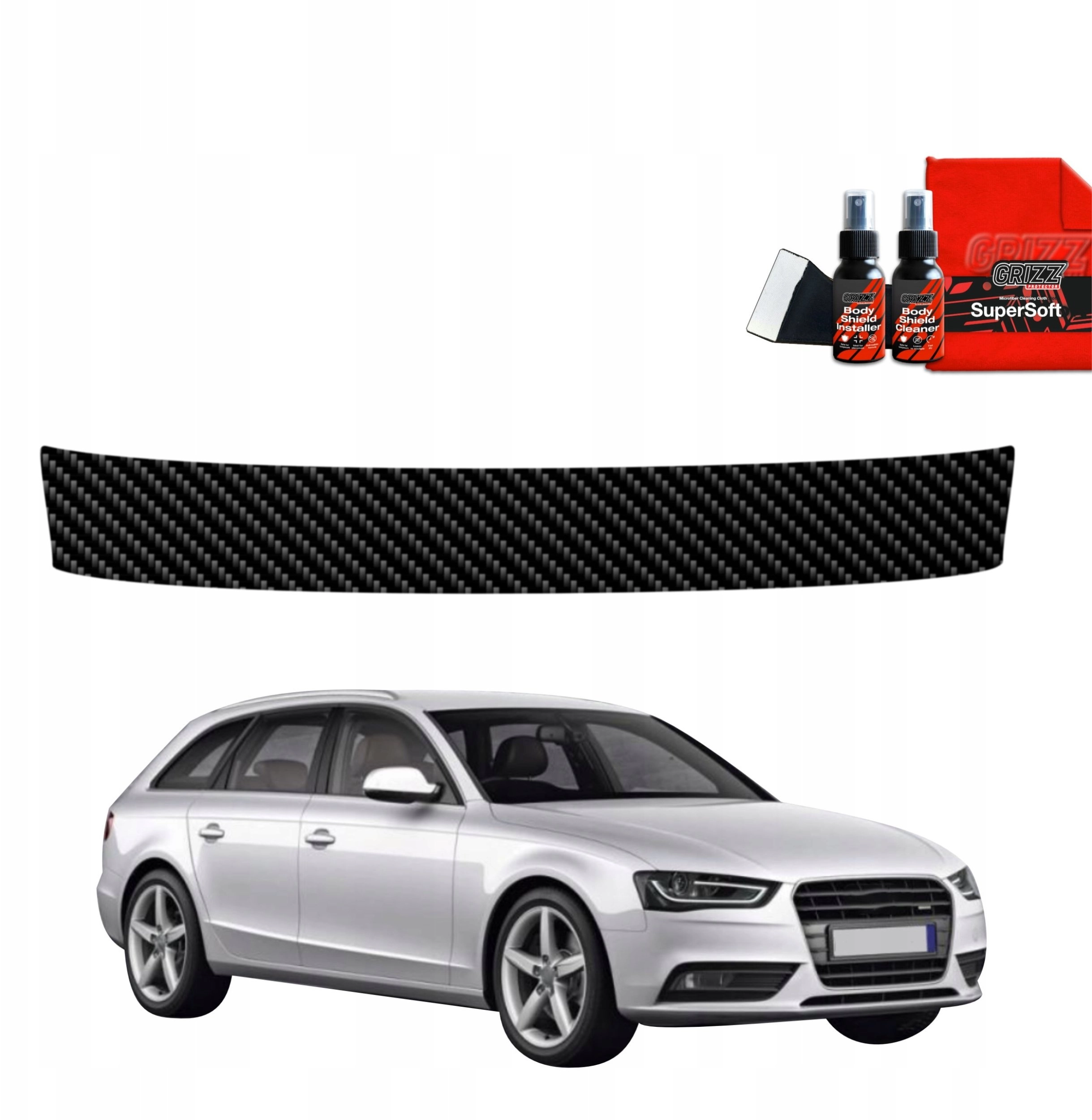 GrizzGlass Carbon foil for trunk sill