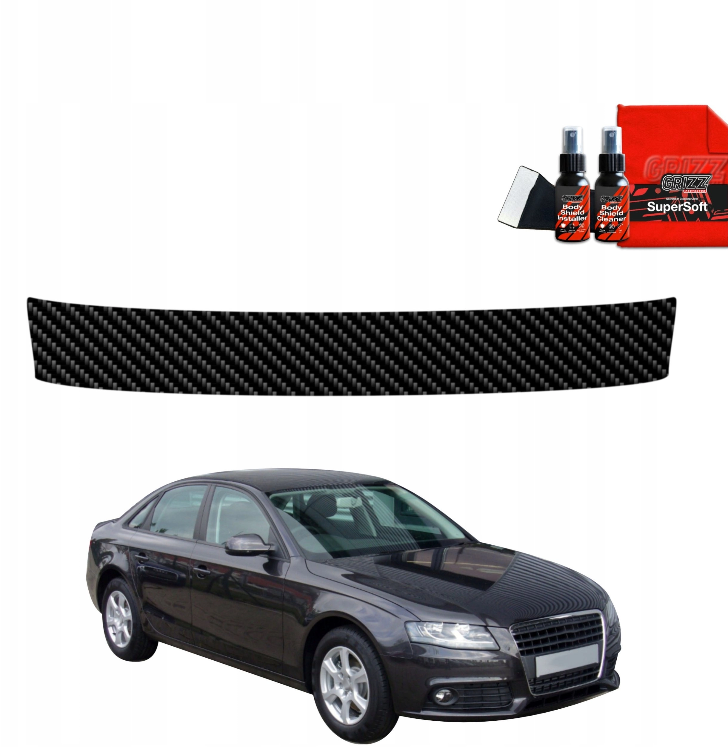 GrizzGlass Carbon foil for trunk sill