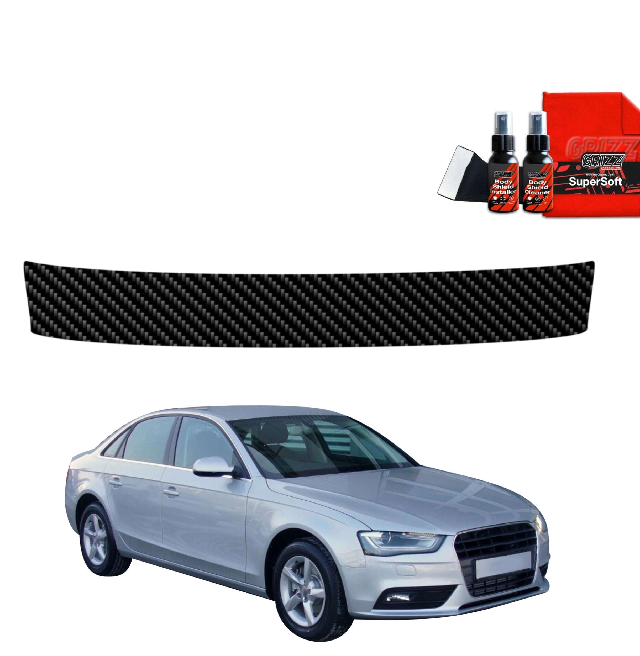 GrizzGlass Carbon foil for trunk sill