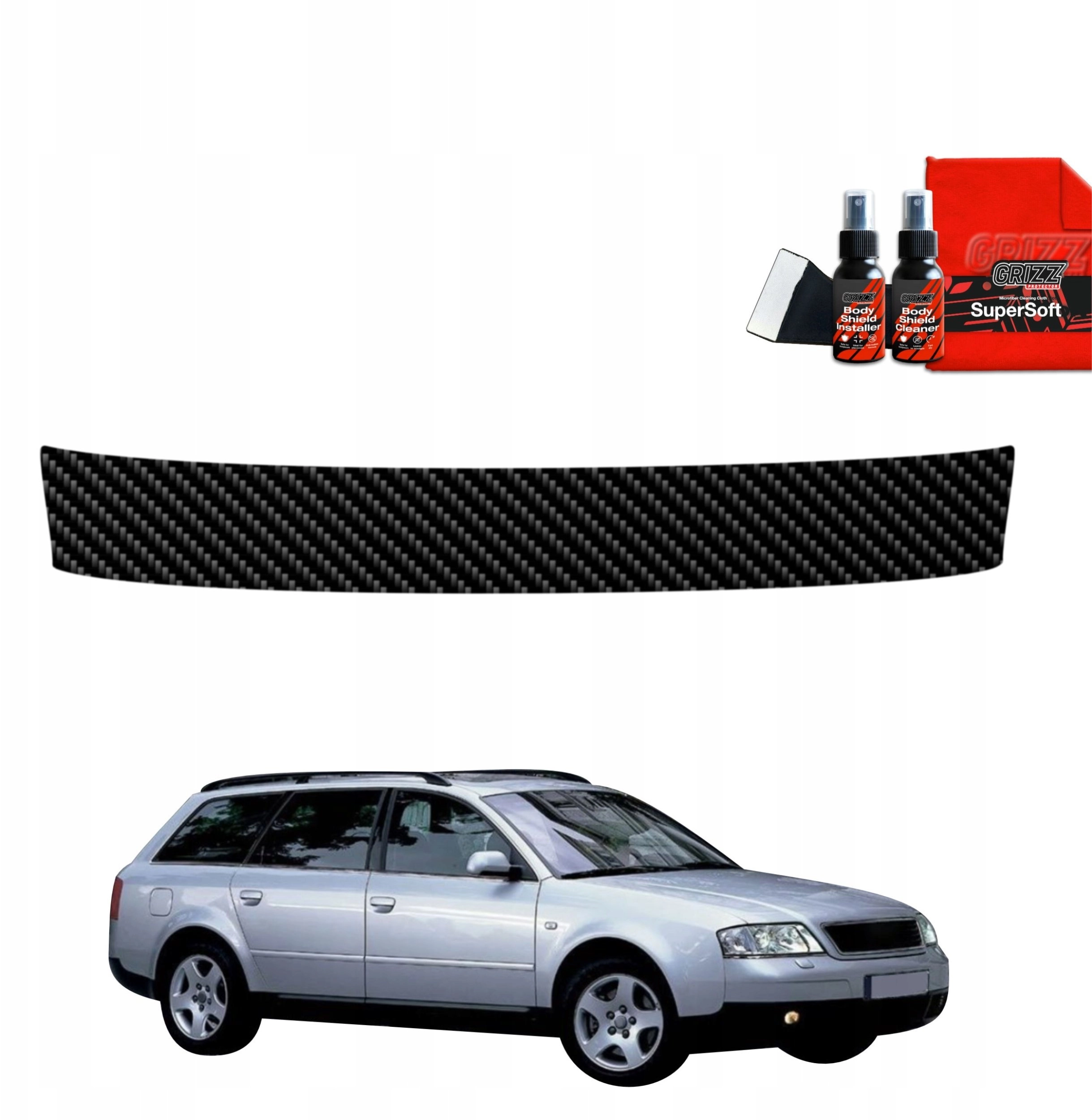 GrizzGlass Carbon foil for trunk sill
