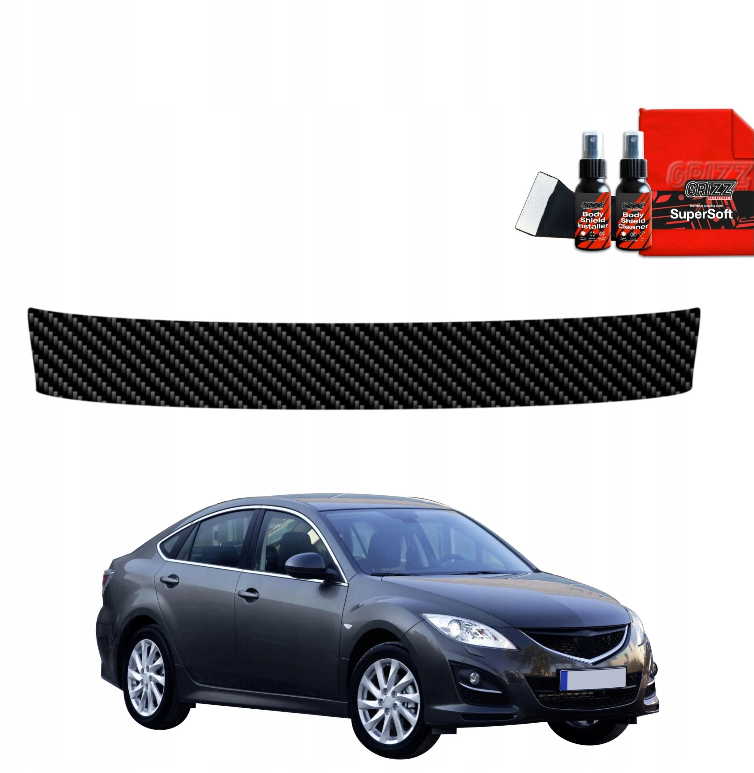 GrizzGlass Carbon foil for trunk sill