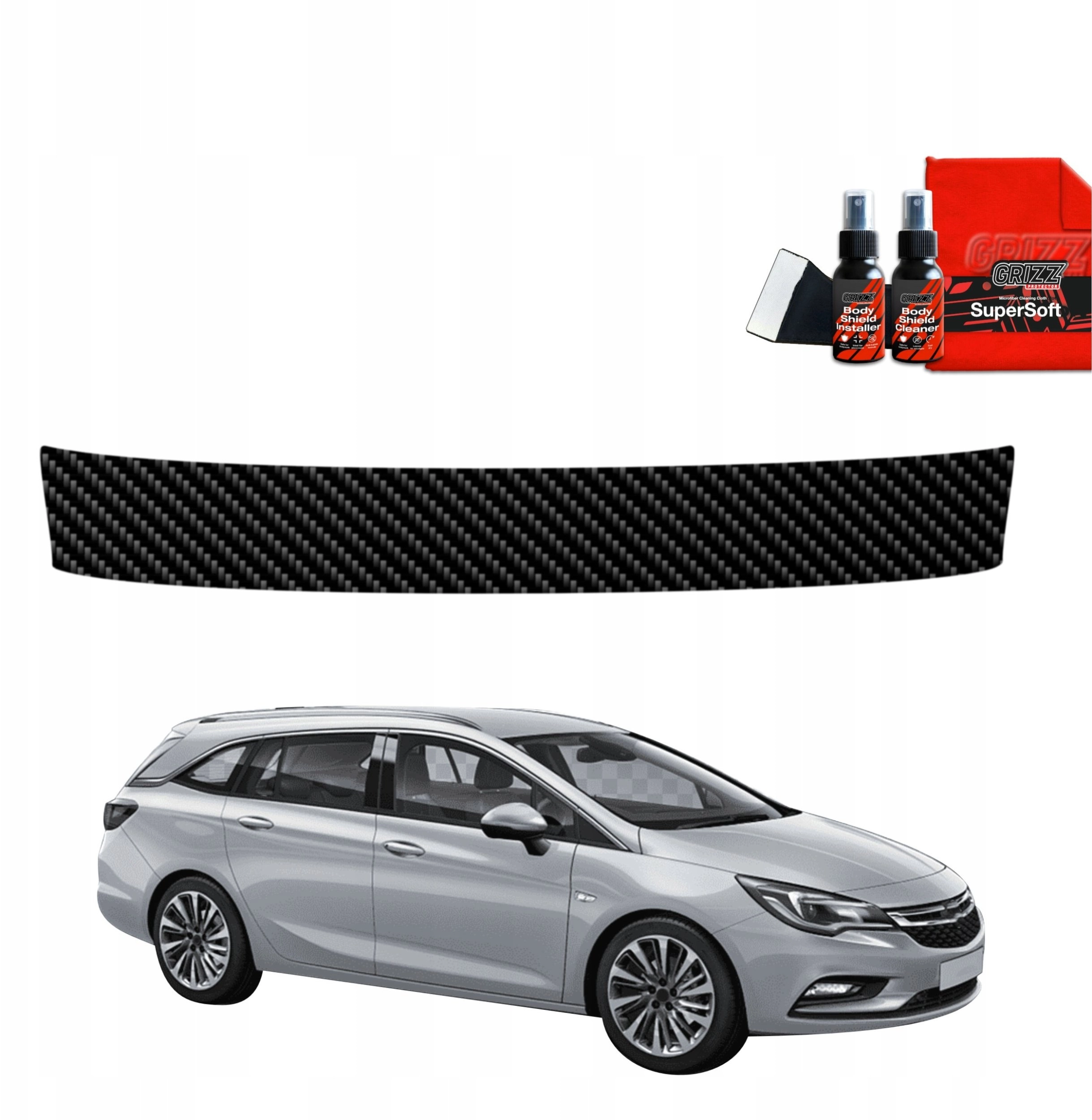 GrizzGlass Carbon foil for trunk sill