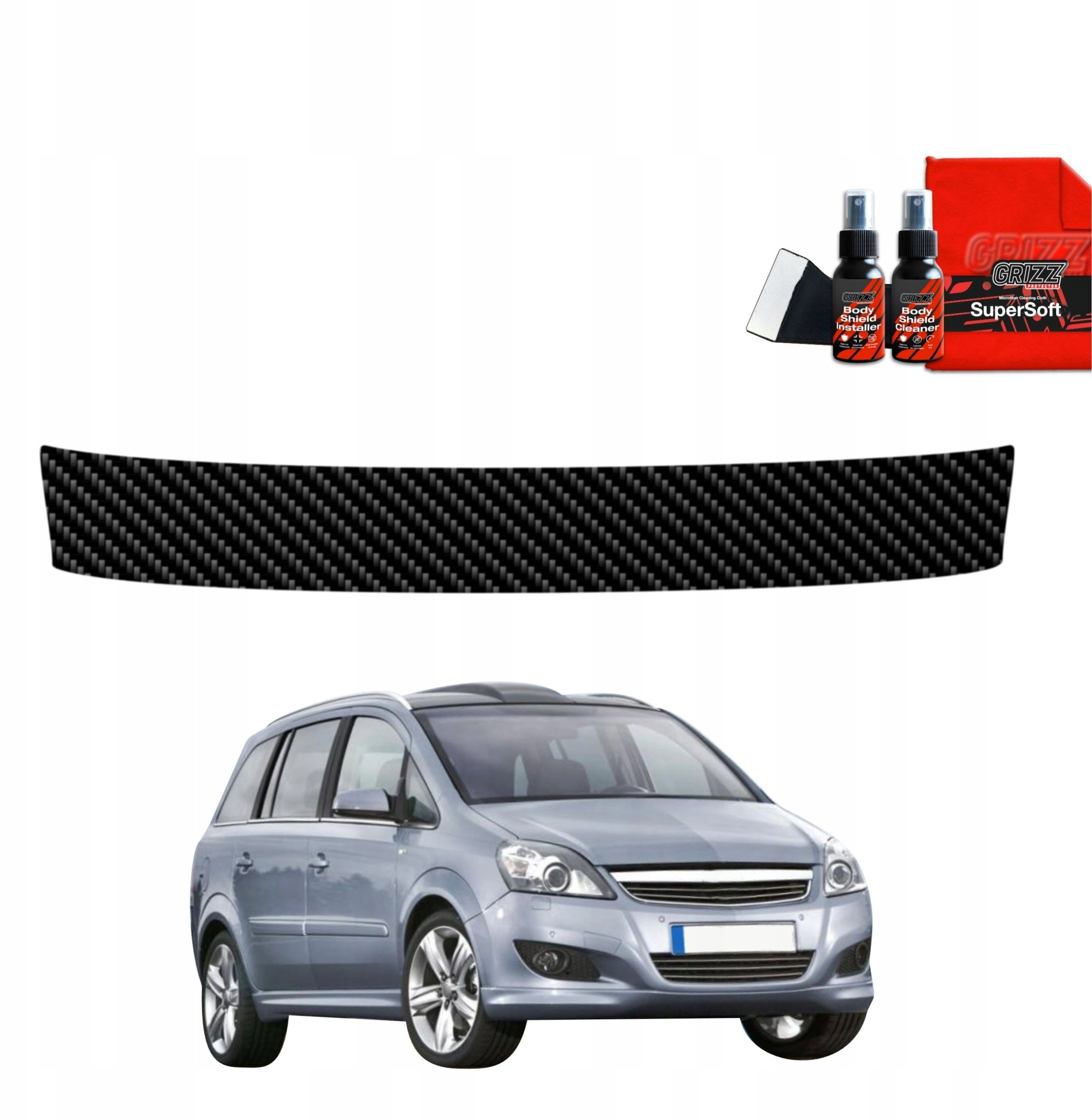GrizzGlass Carbon foil for trunk sill