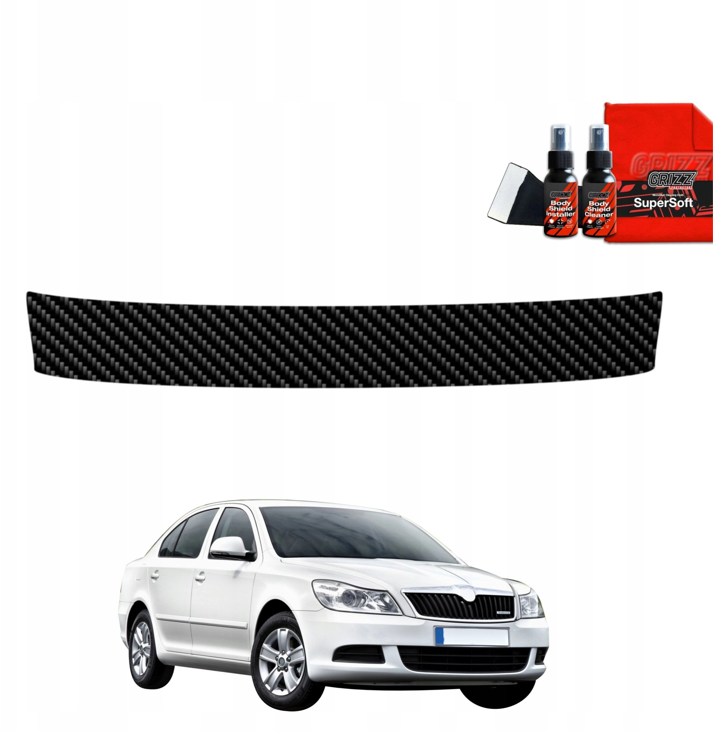 GrizzGlass Carbon foil for trunk sill