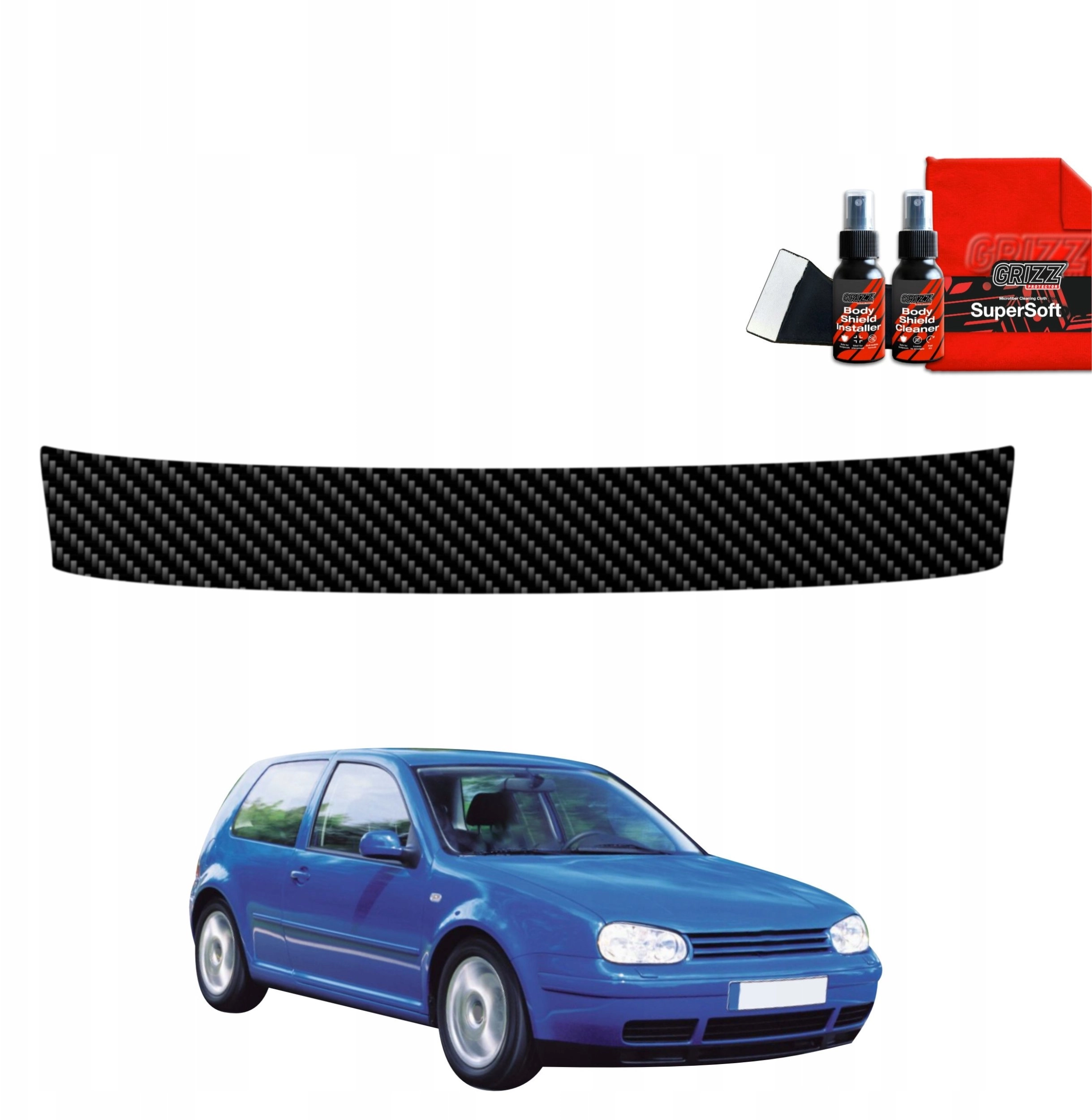 GrizzGlass Carbon foil for trunk sill